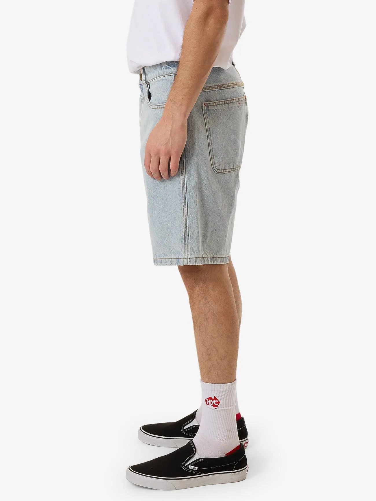 HYC Exertion Denim Short - Faded Trivial Blue sold by Thrills product image thumbnail 3