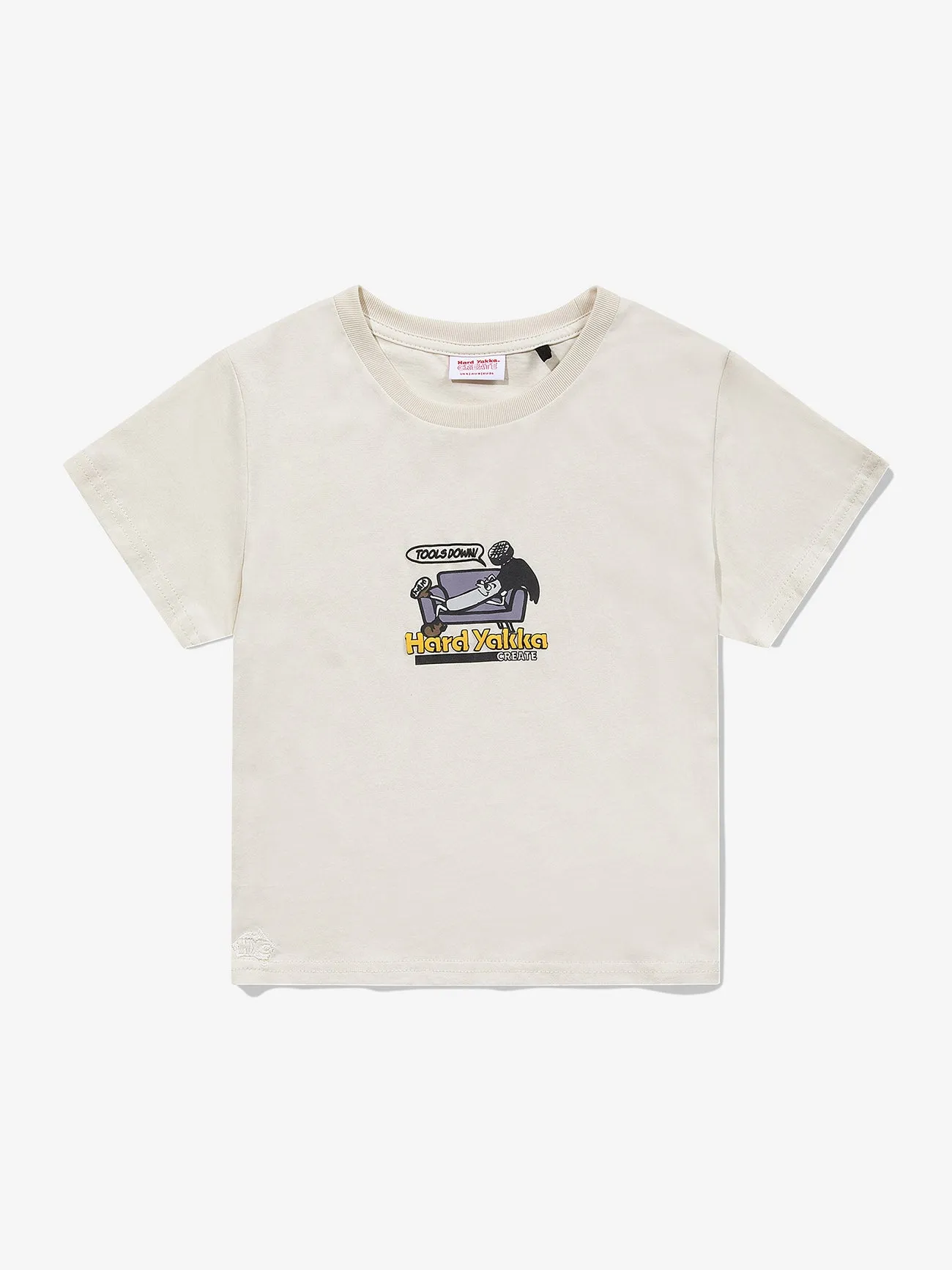HYC Tools Down Mini Tee - Heritage White sold by Thrills