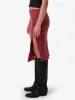 Blair Slip Skirt - Cabernet sold by Thrills