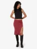 Blair Slip Skirt - Cabernet sold by Thrills