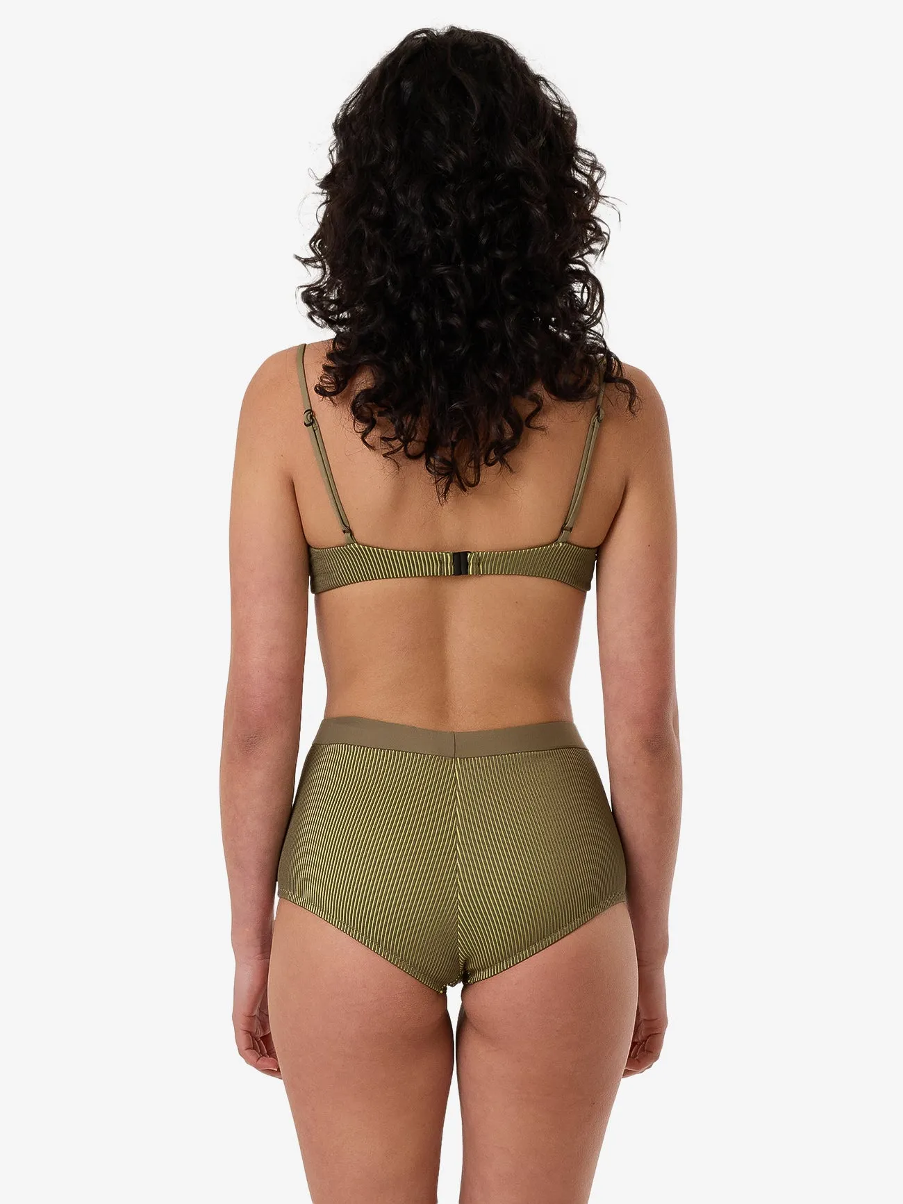 Alba Rib Underwire Bikini Top - Pickle Green sold by Thrills product image thumbnail 2