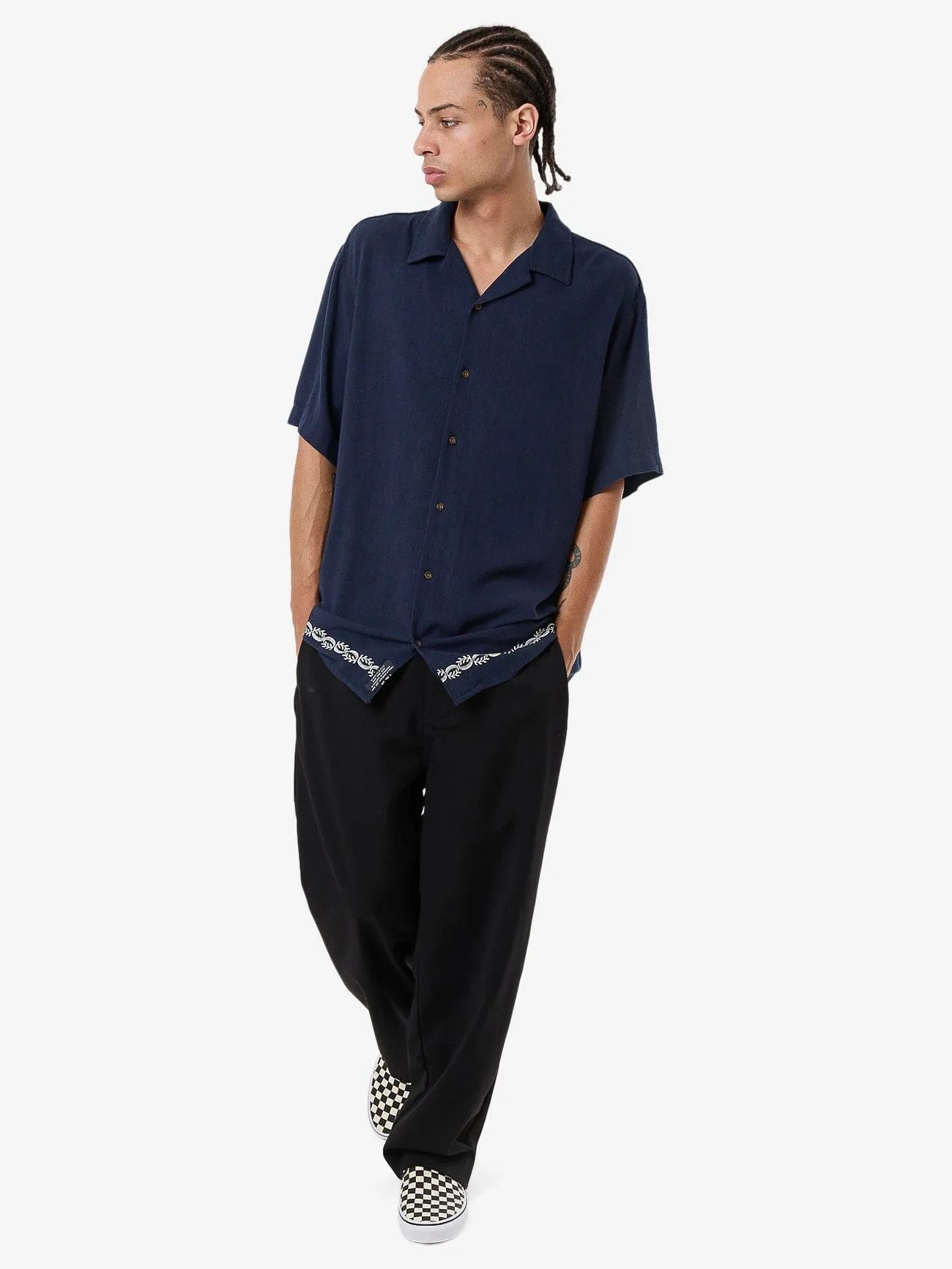 Terrace Bowling Shirt - Total Eclipse sold by Thrills product image thumbnail 5