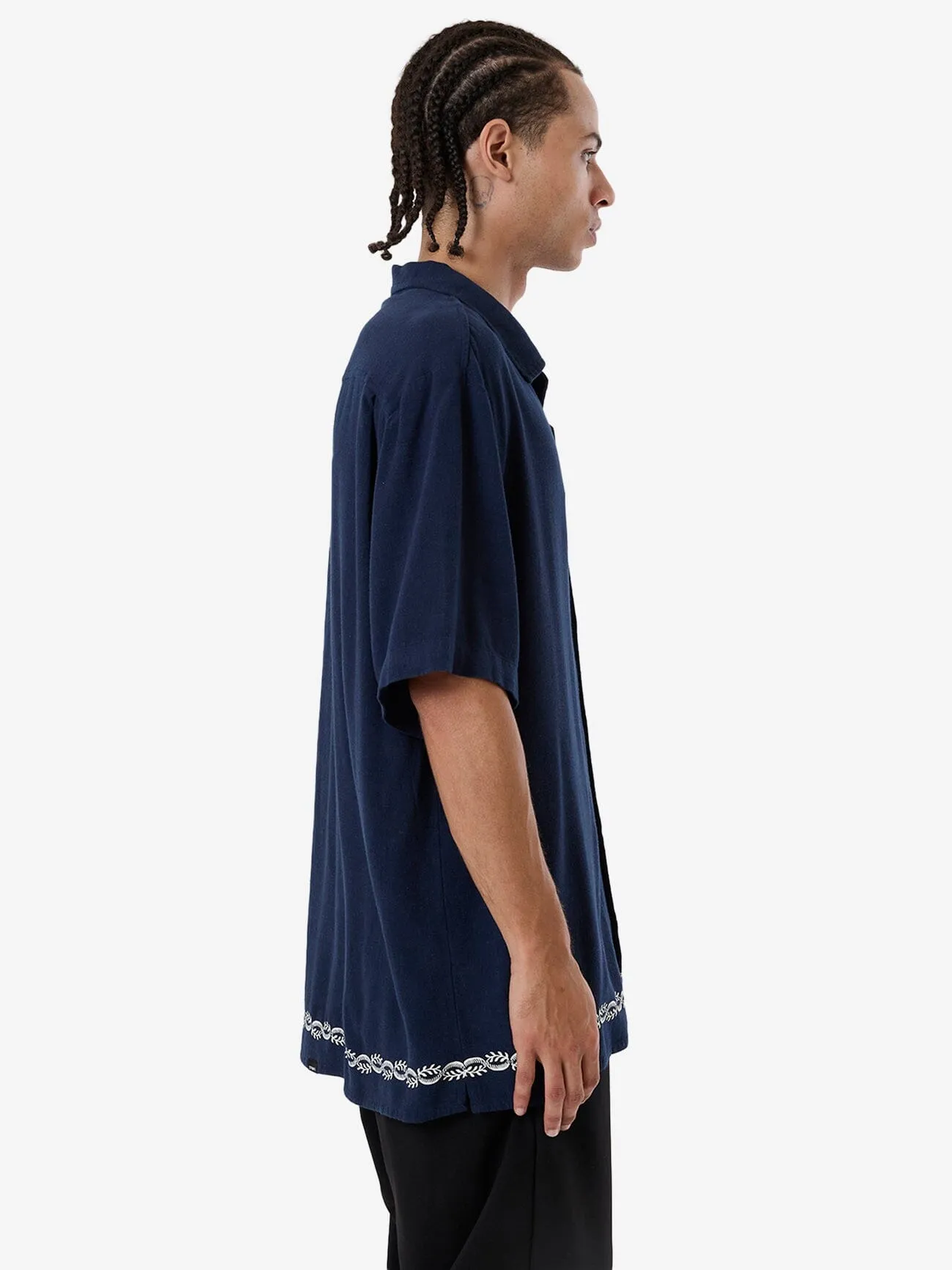 Terrace Bowling Shirt - Total Eclipse sold by Thrills product image thumbnail 4