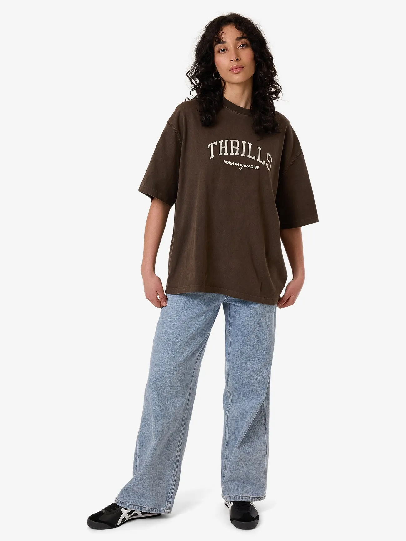 Home Advantage Oversized Tee - Wren sold by Thrills product image thumbnail 5
