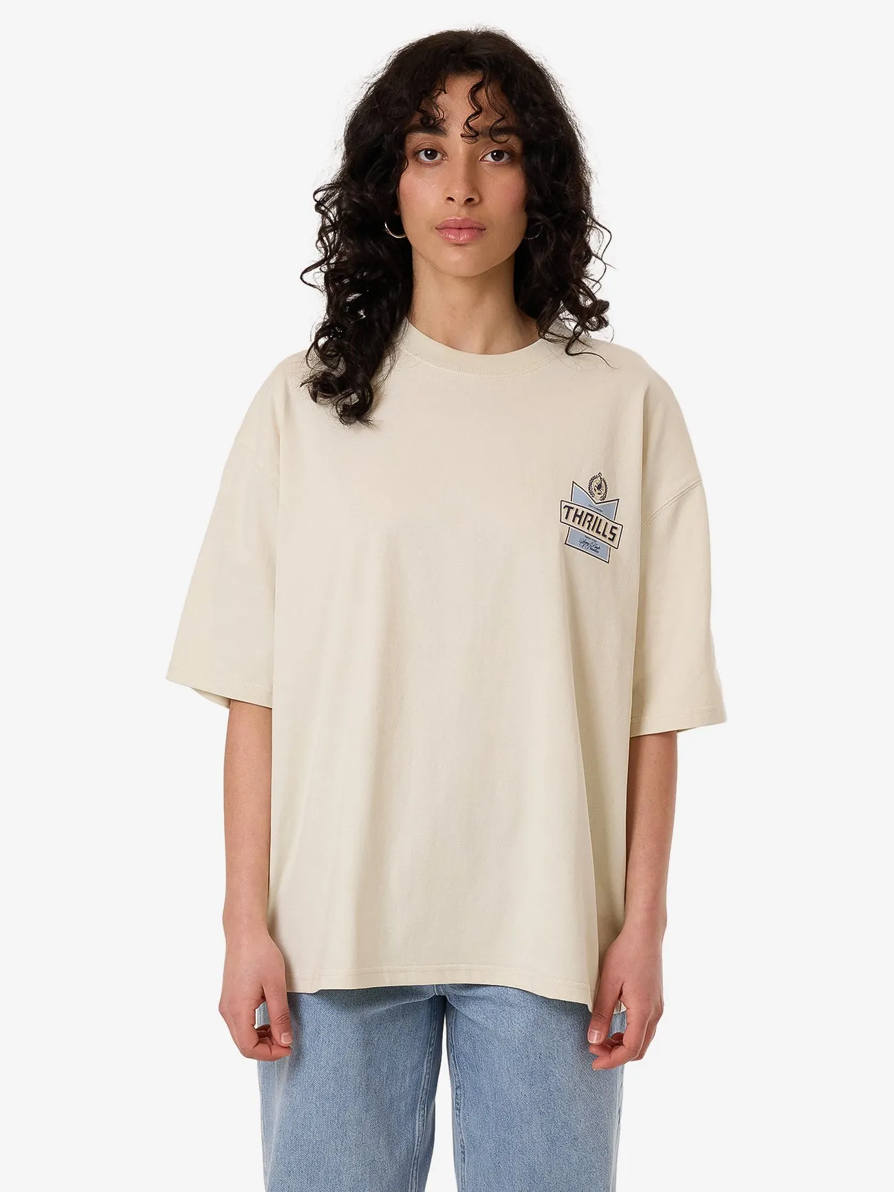 Especially For You Oversized Tee - Heritage White sold by Thrills