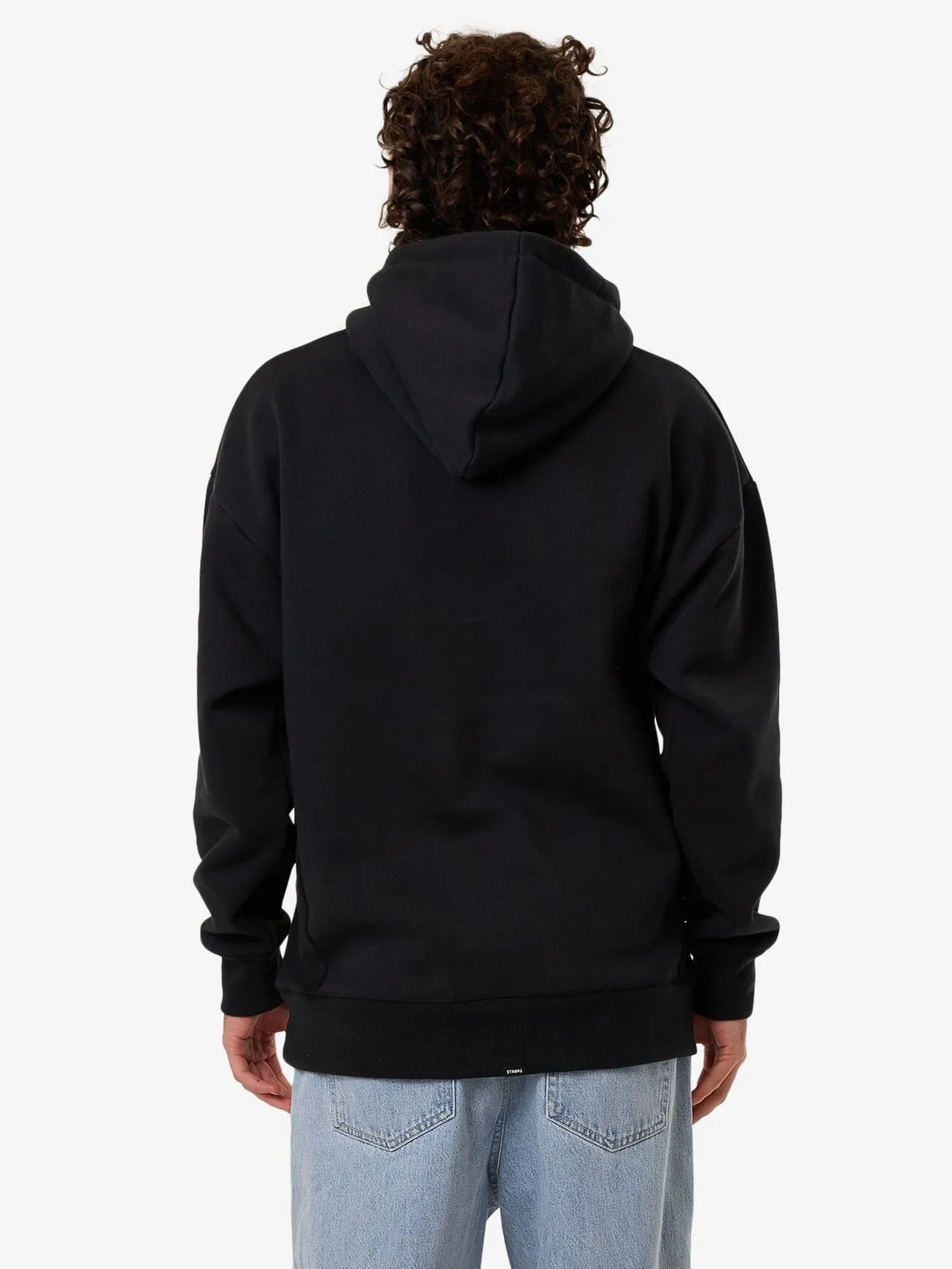 Filter Cropped Slouch Pull On Hood - Faded Black sold by Thrills product image thumbnail 2