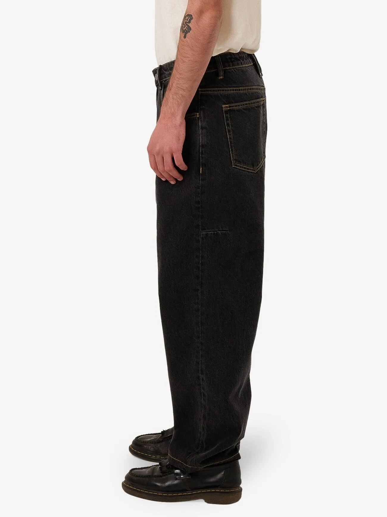 Big Slacker Baggy Denim Jean - Black Bull sold by Thrills product image thumbnail 4