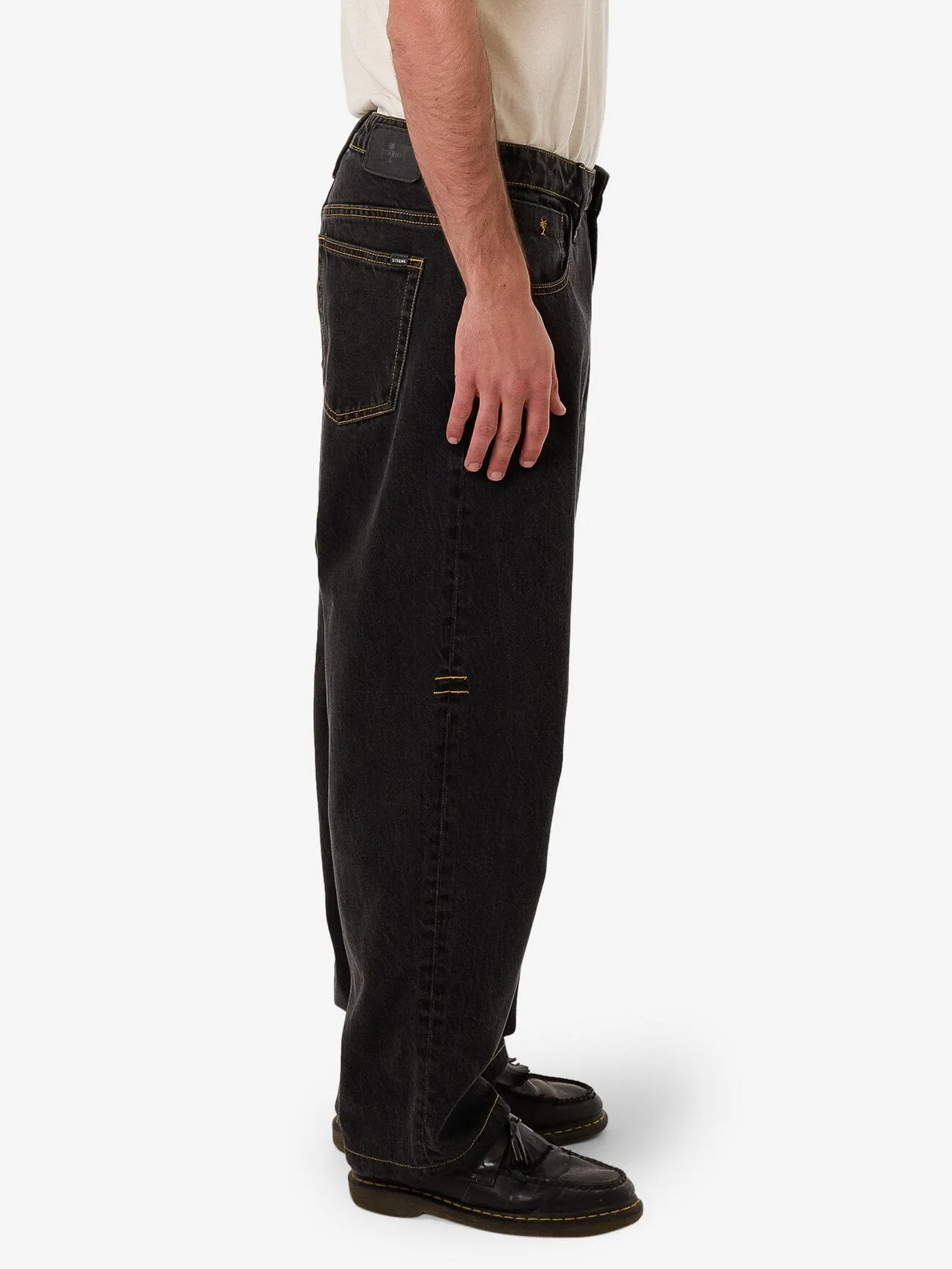 Big Slacker Baggy Denim Jean - Black Bull sold by Thrills product image thumbnail 3