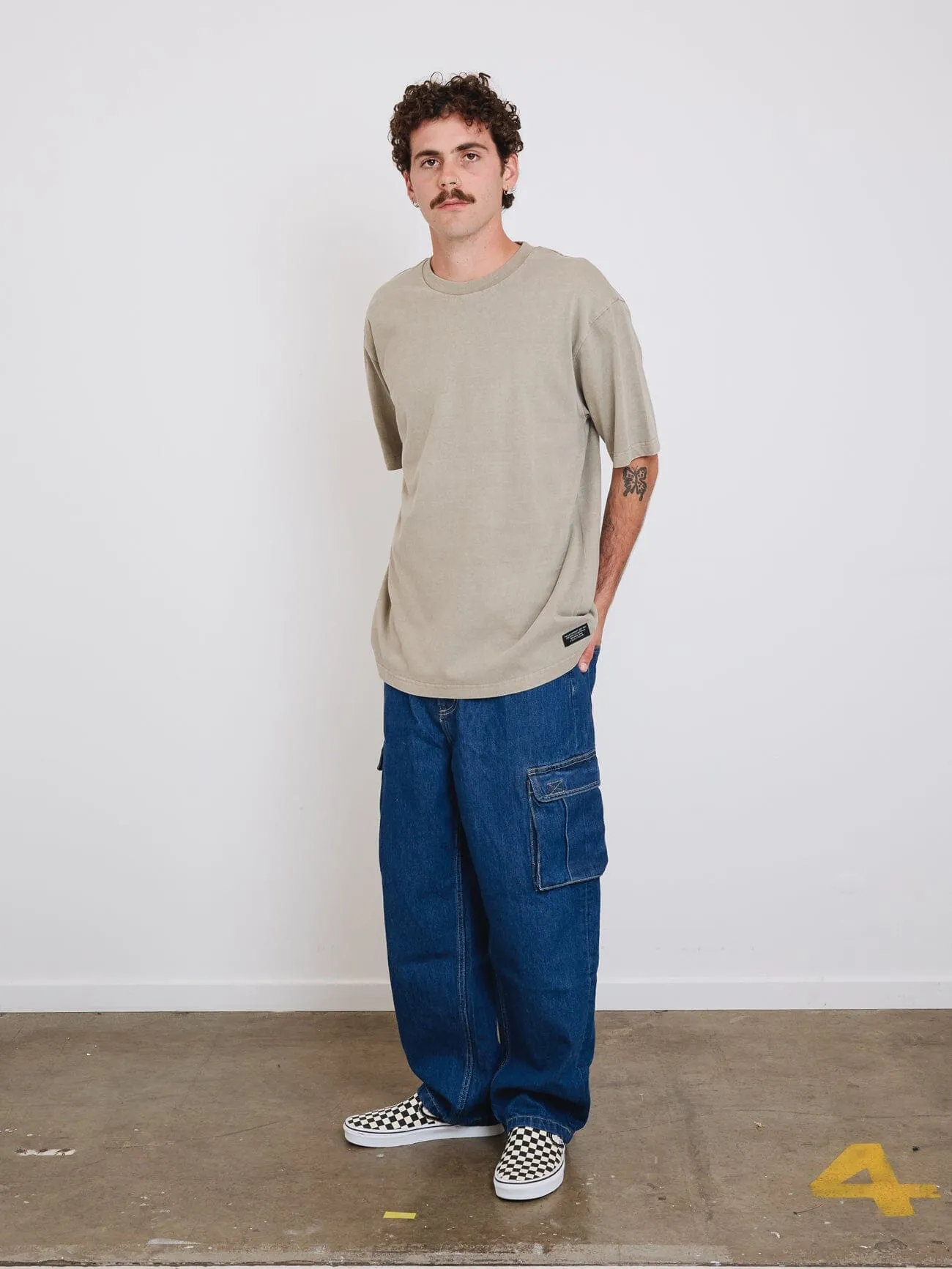 Thrills Military Oversize Fit Tee - Aluminium sold by Thrills product image thumbnail 5