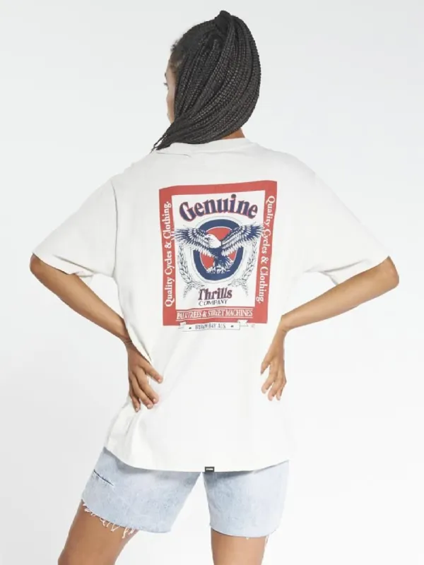 Genuine Merch Fit Tee - Heritage White sold by Thrills