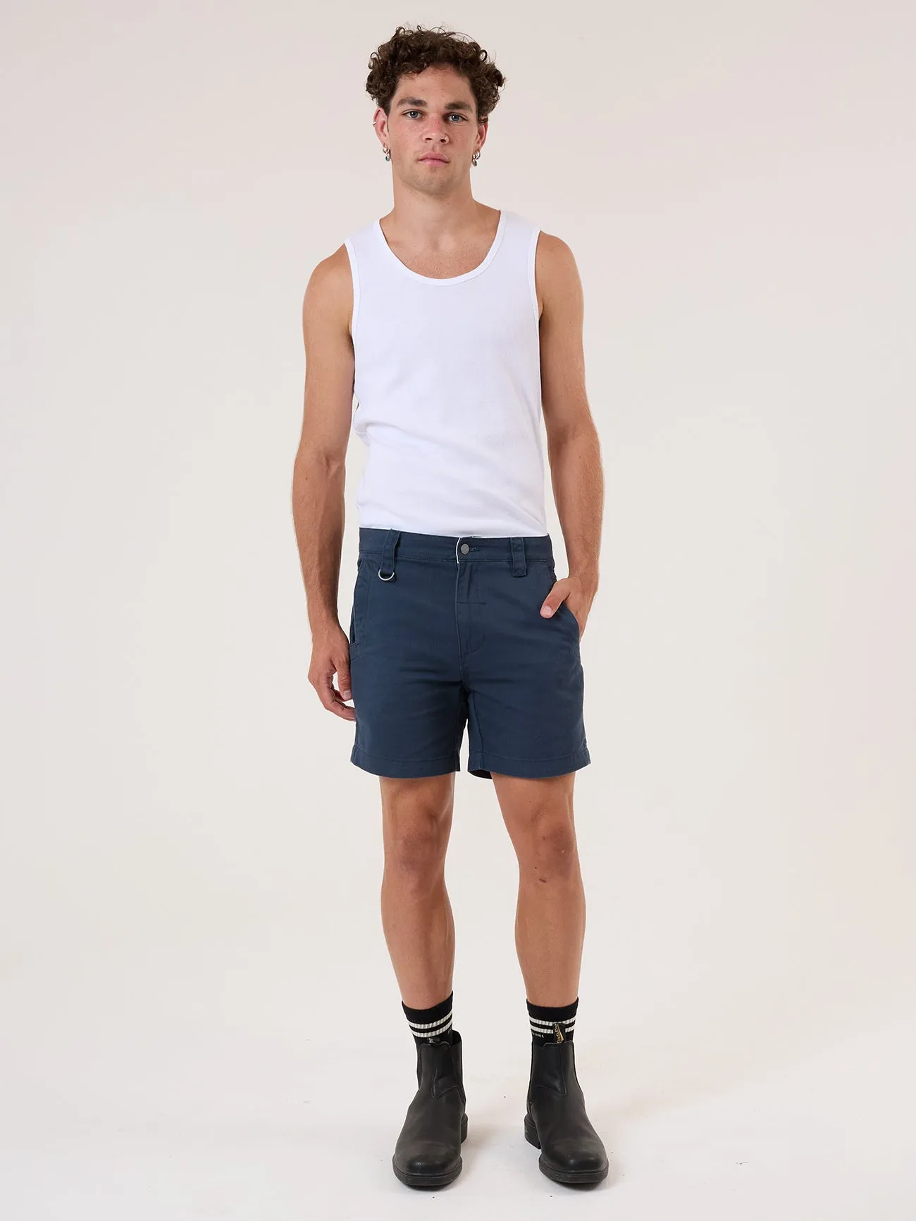 Thrills Union Mandude Work Chino Short - Orion Blue sold by Thrills product image thumbnail 5