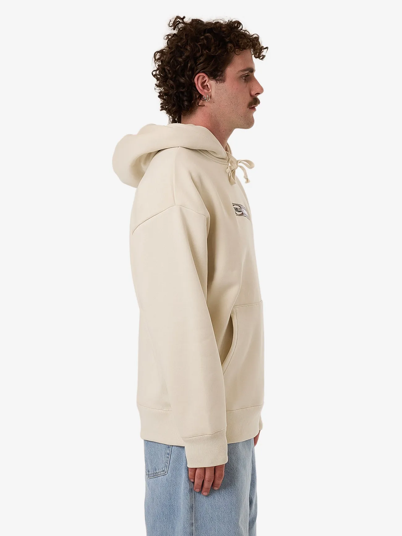 Locked In Slouch Pull On Hood - Heritage White sold by Thrills product image thumbnail 3