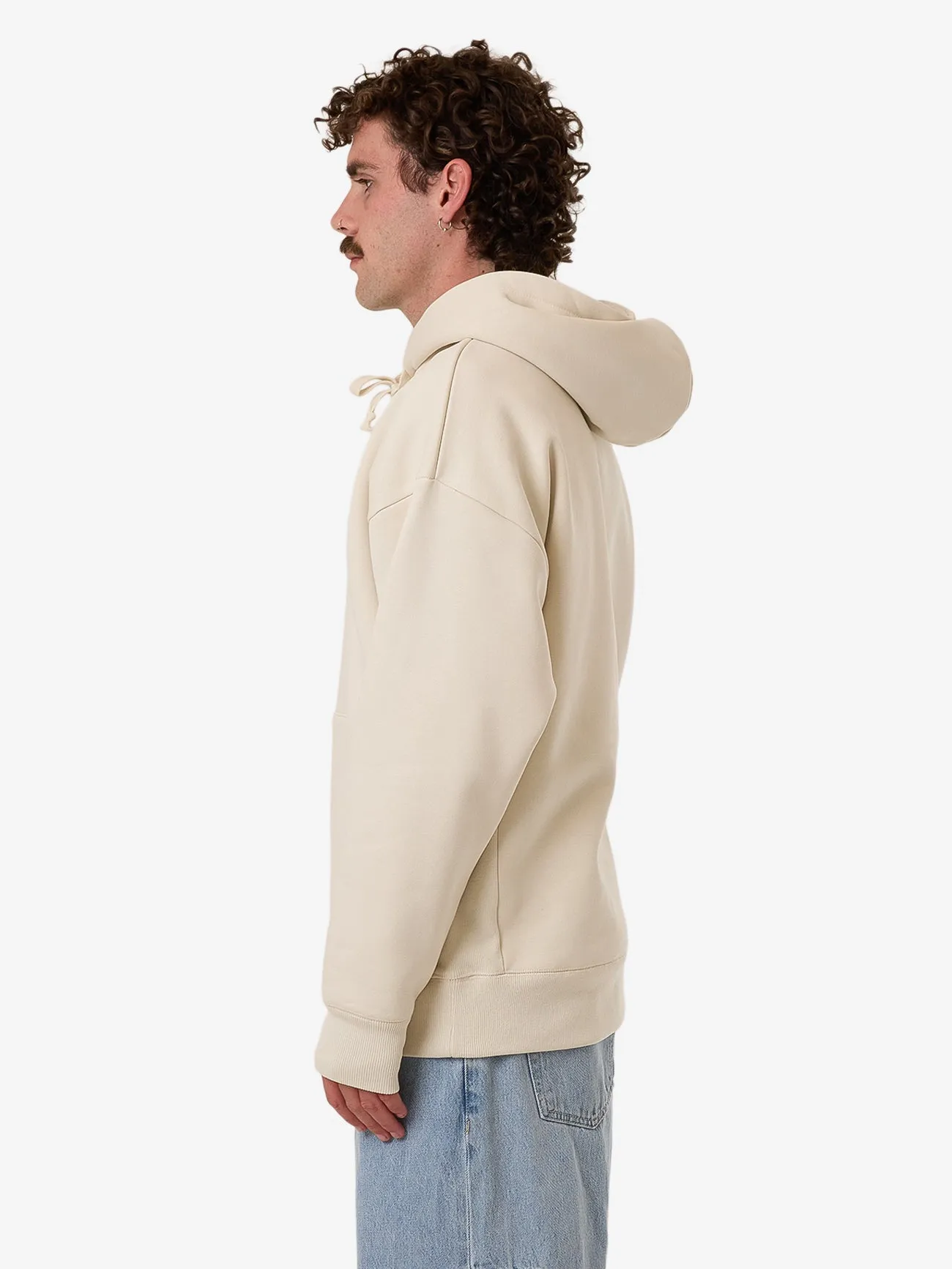 Locked In Slouch Pull On Hood - Heritage White sold by Thrills product image thumbnail 4