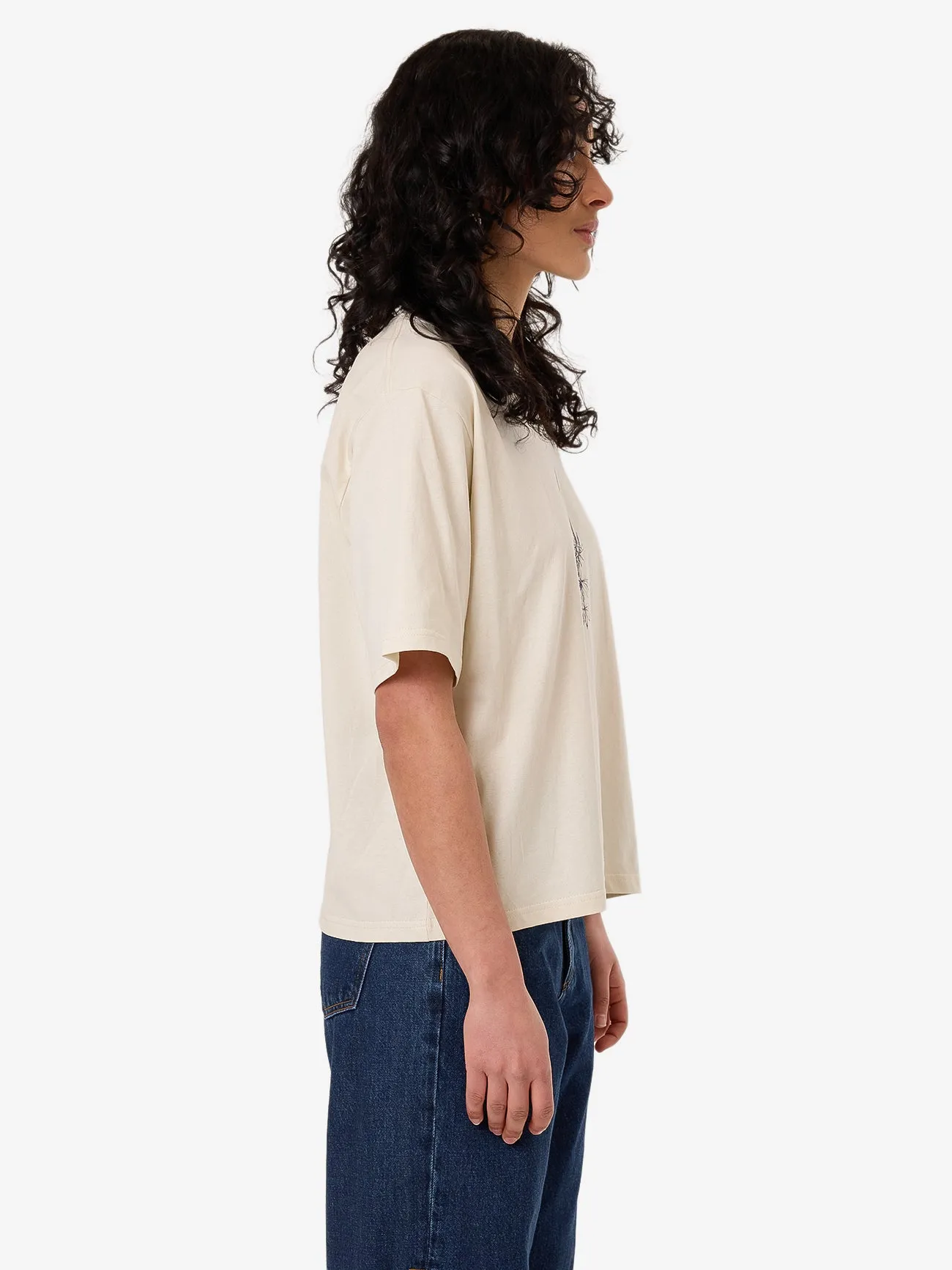 Lupin Square Tee - Heritage White sold by Thrills product image thumbnail 3