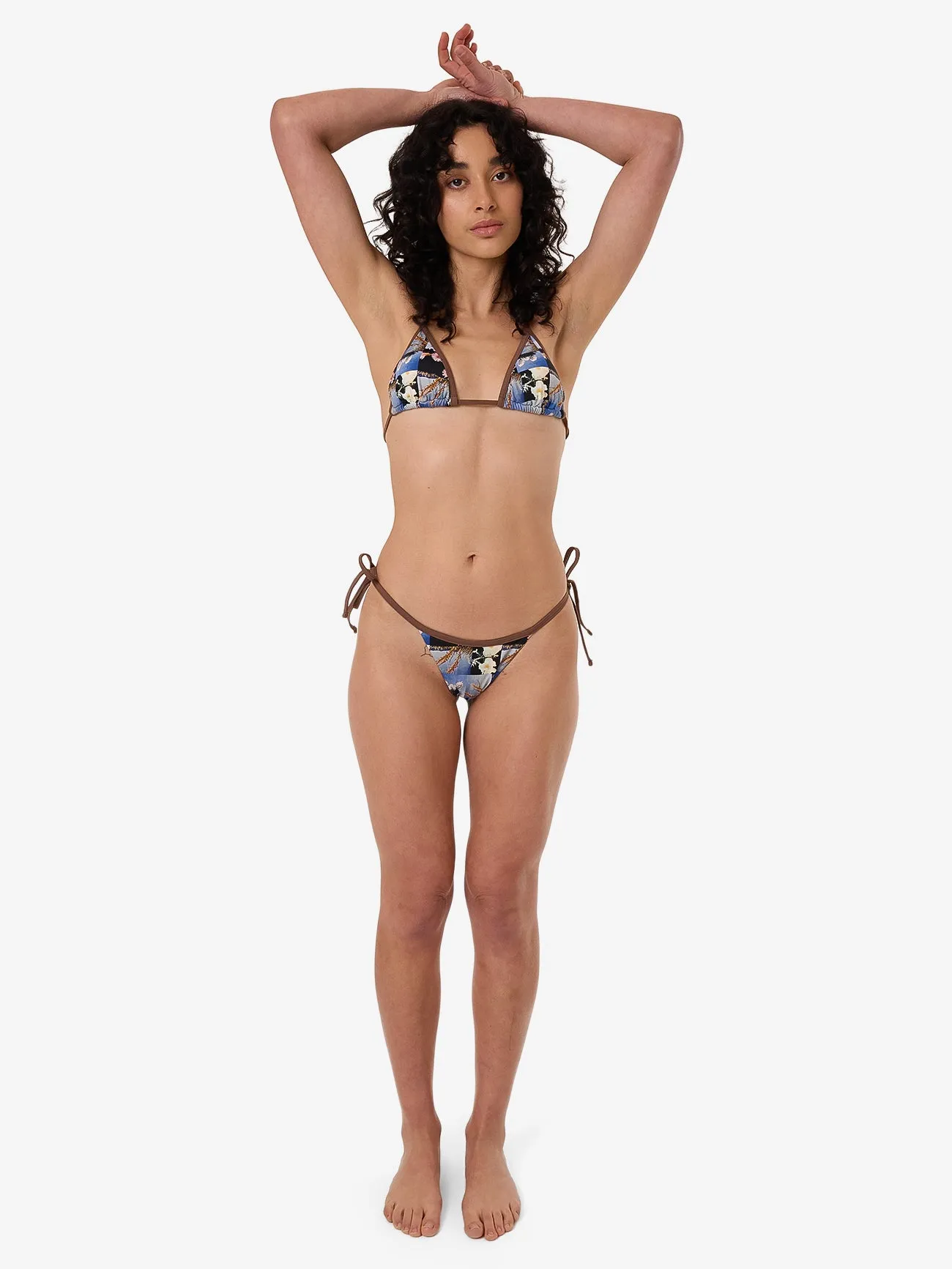 Dalia String Bikini Top - Coffee sold by Thrills product image thumbnail 5