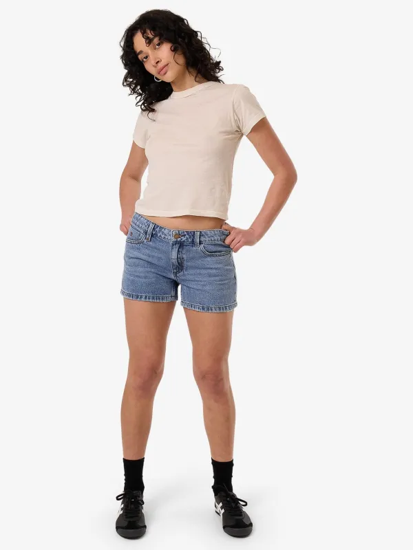 Daria Short - Vintage Stone Blue sold by Thrills