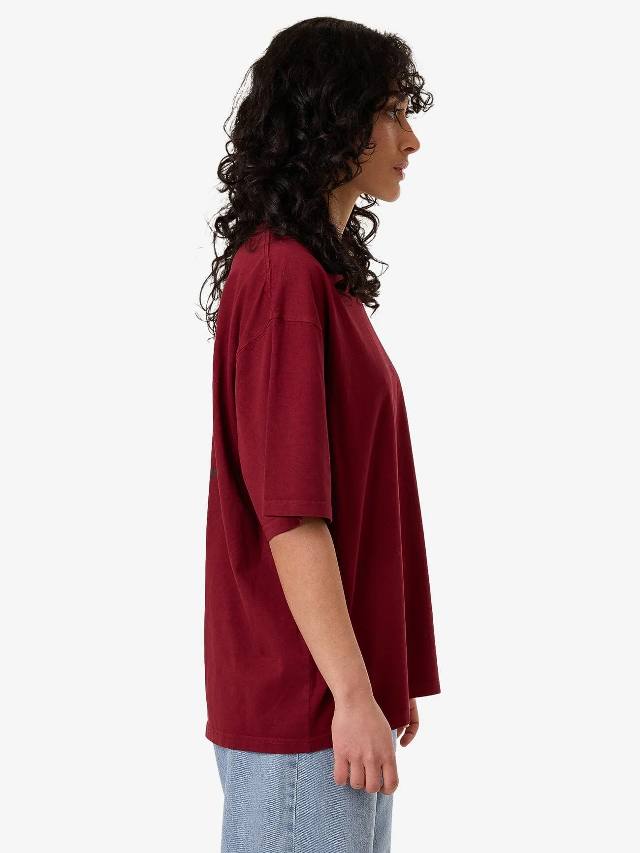 Sweet Anarchy Oversized Tee - Cabernet sold by Thrills product image thumbnail 3