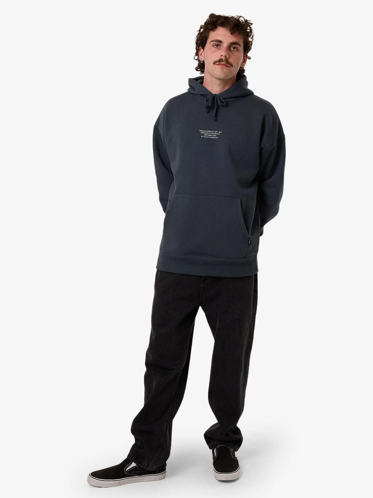 New Issue Slouch Pull On Hood - Petrol sold by Thrills product image thumbnail 5