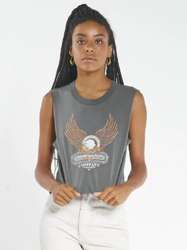 Steadfast Crop Muscle - Merch Black sold by Thrills