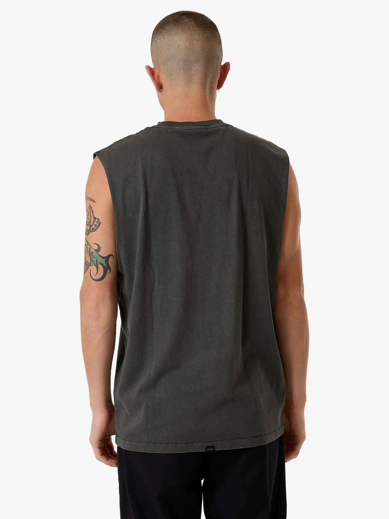 Players Merch Fit Muscle Tee - Merch Black sold by Thrills product image thumbnail 2