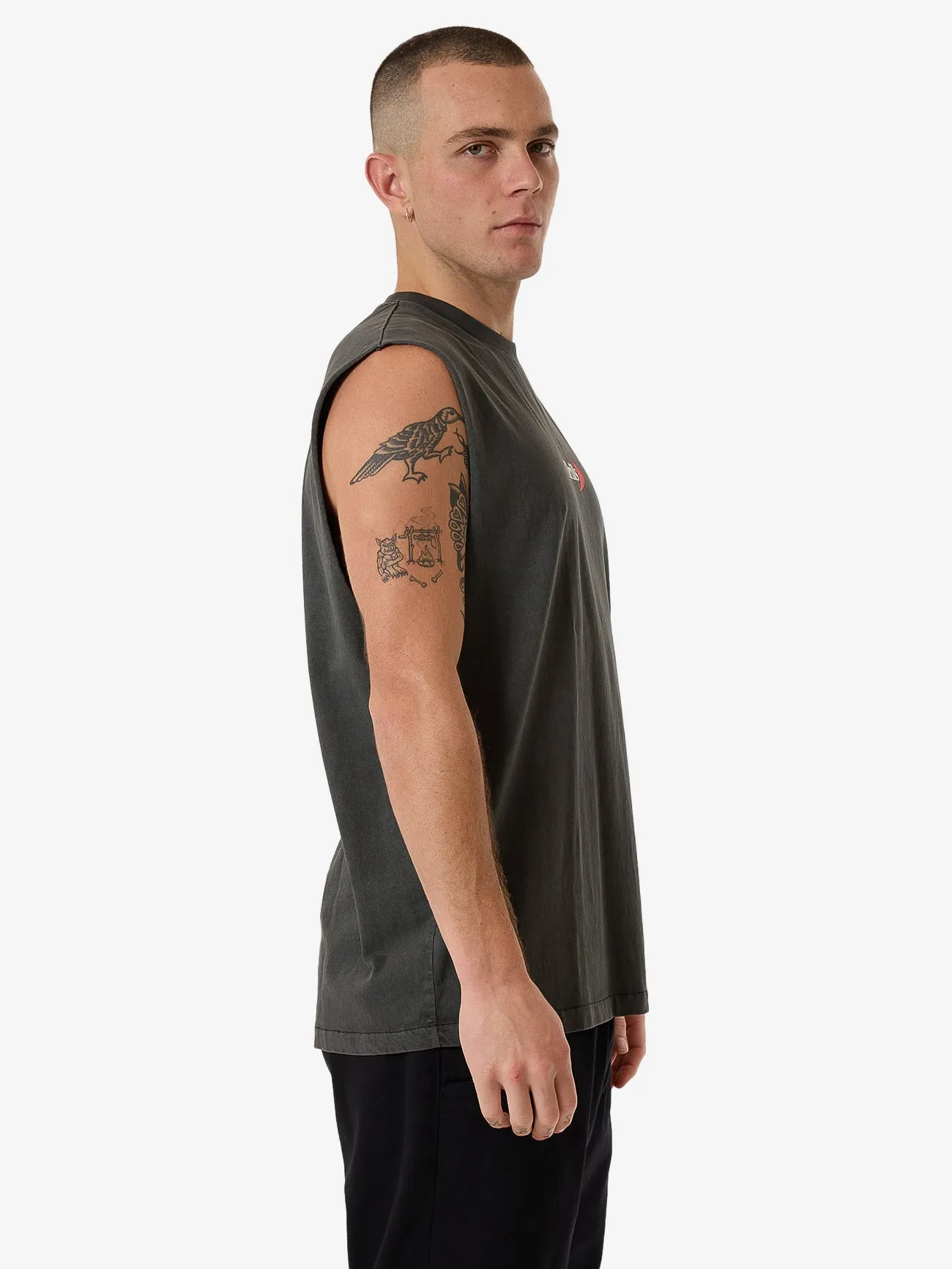 Players Merch Fit Muscle Tee - Merch Black sold by Thrills product image thumbnail 4