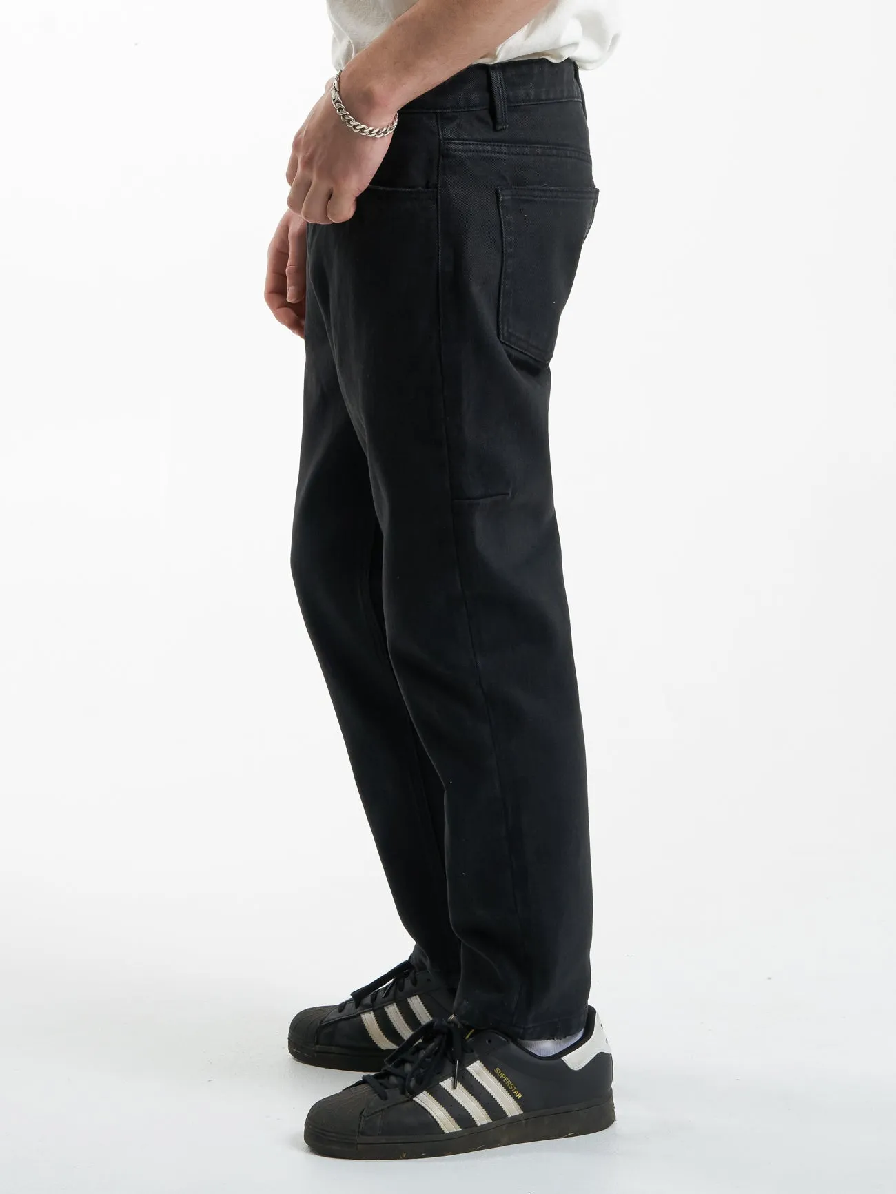 Chopped Denim Jean - Dusk Black sold by Thrills product image thumbnail 3