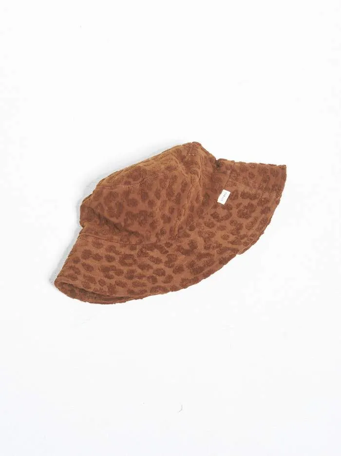 Panthera Towelling Bucket Hat - Tobacco sold by Thrills