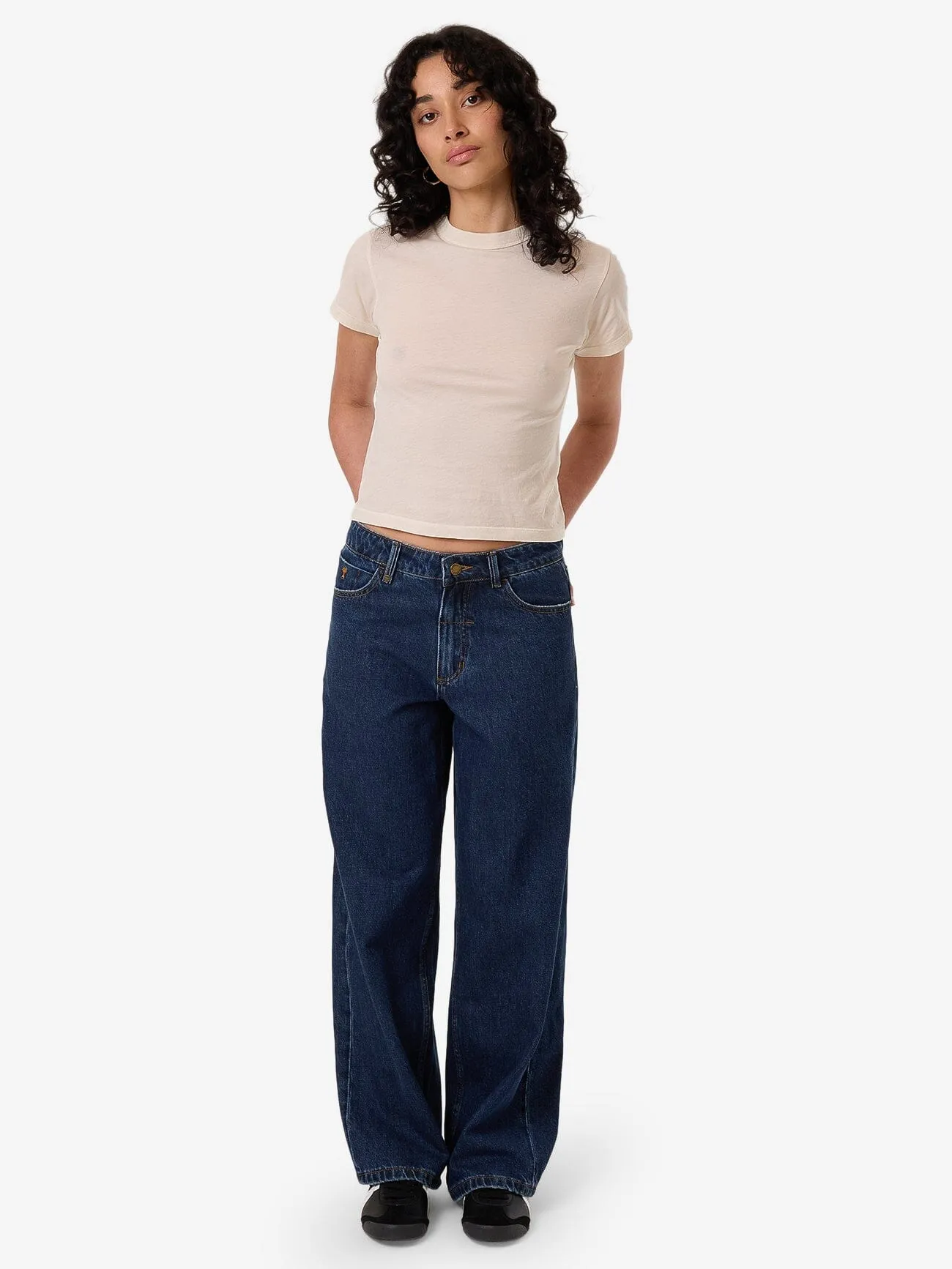 Billie Low Rise Baggy Jean - Rinsed Ink sold by Thrills