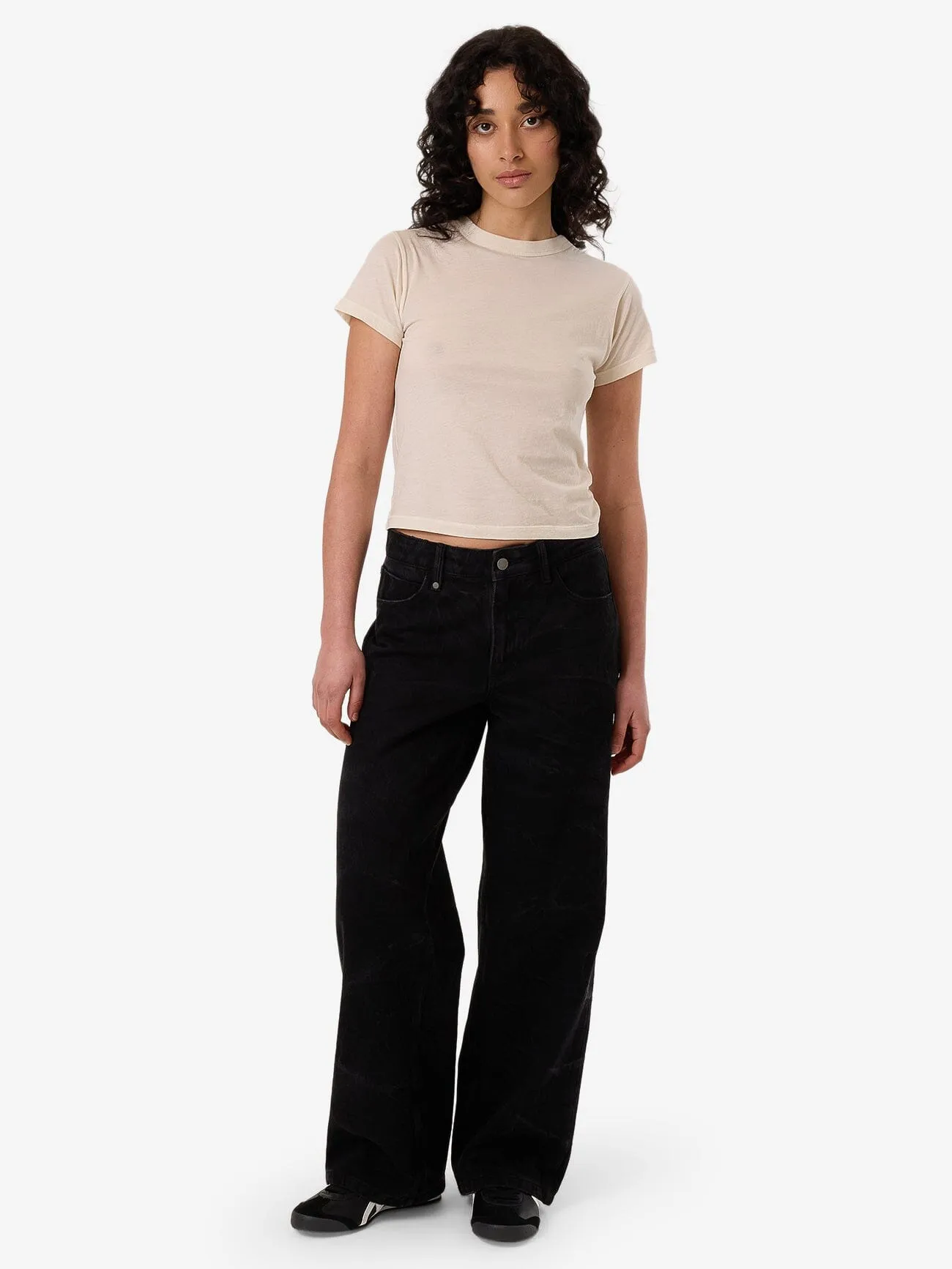 Billie Low Rise Baggy Jean - Vanish Black sold by Thrills