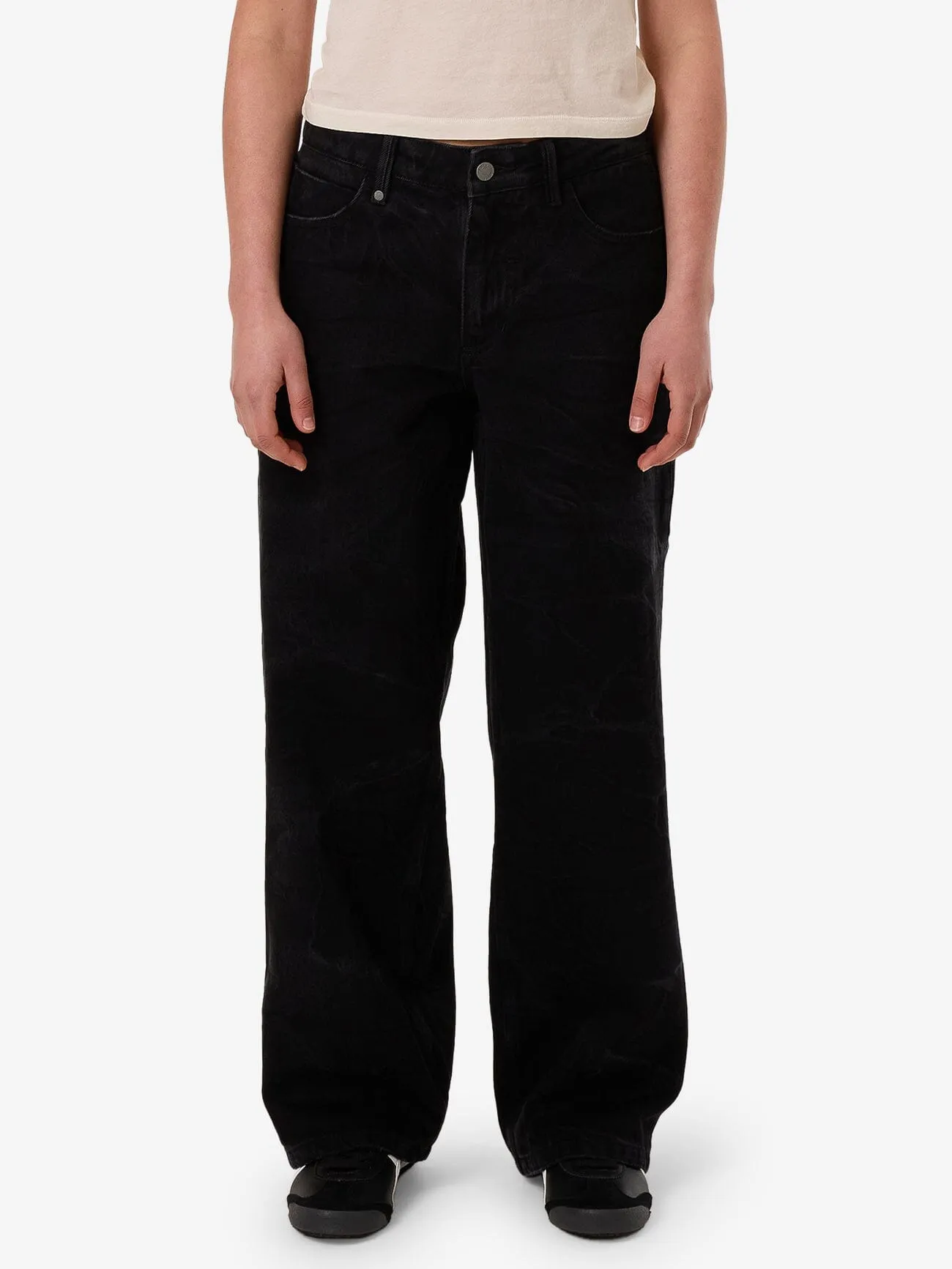 Billie Low Rise Baggy Jean - Vanish Black sold by Thrills product image thumbnail 2