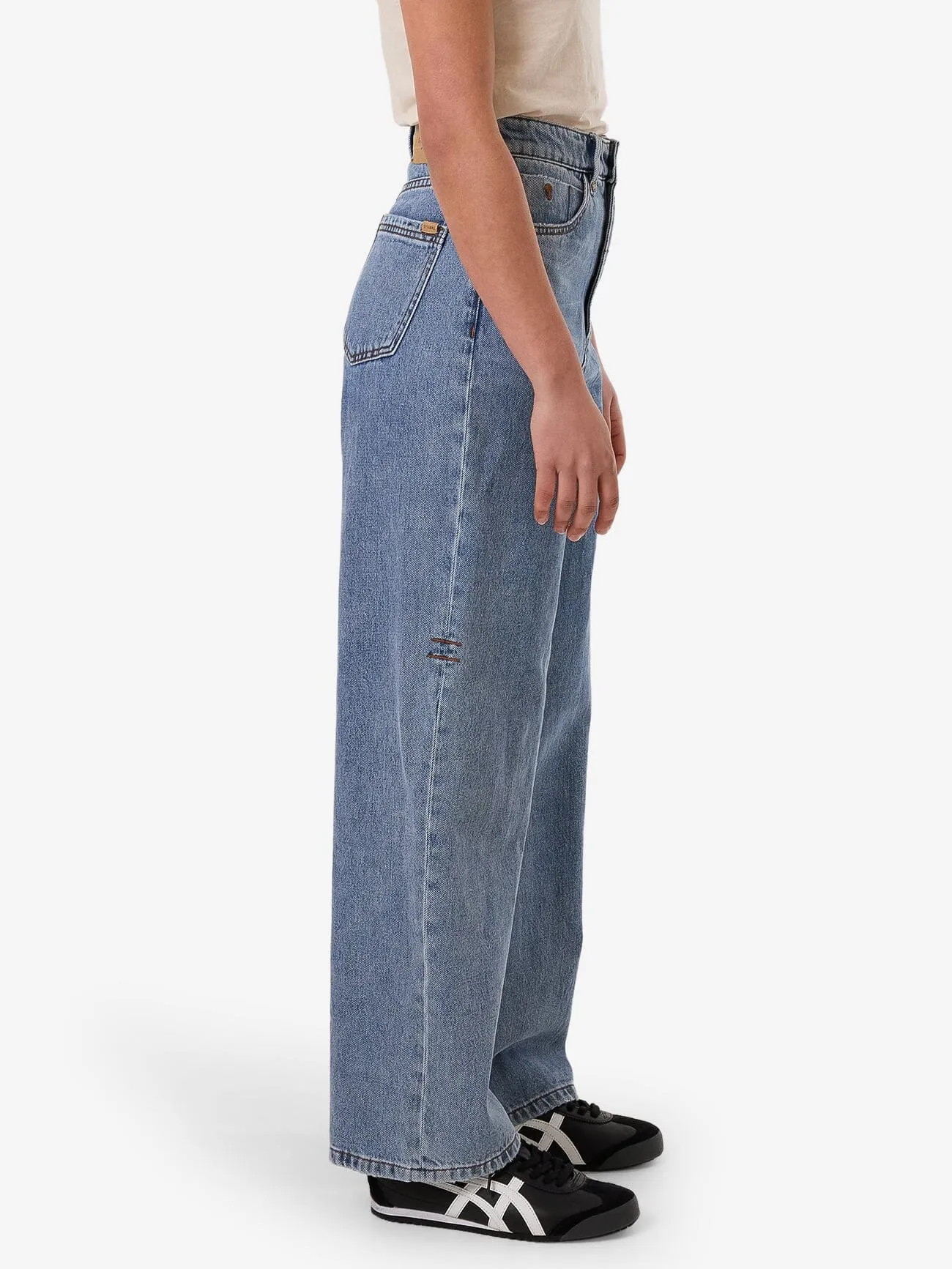 Billie High Rise Baggy Jean - Vintage Stone Blue sold by Thrills product image thumbnail 4