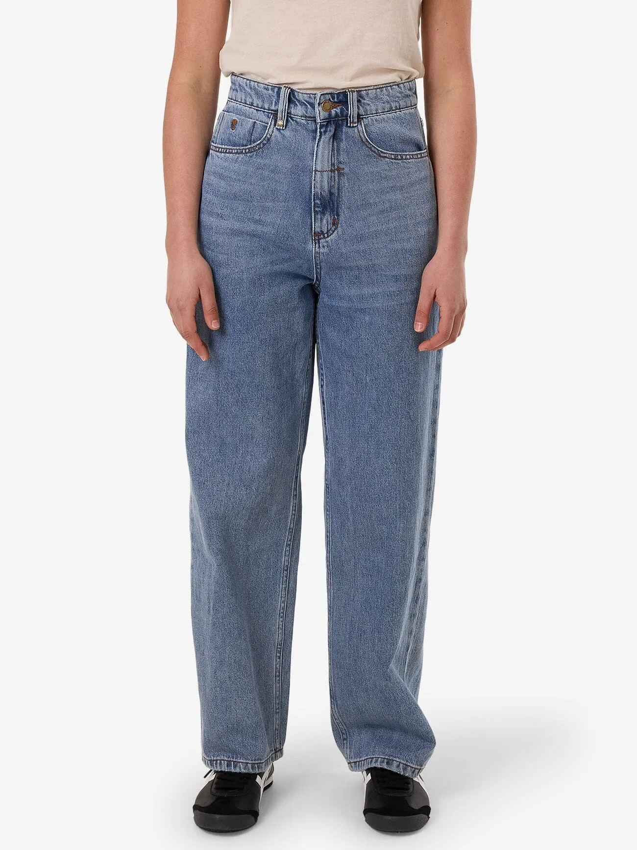 Billie High Rise Baggy Jean - Vintage Stone Blue sold by Thrills product image thumbnail 5