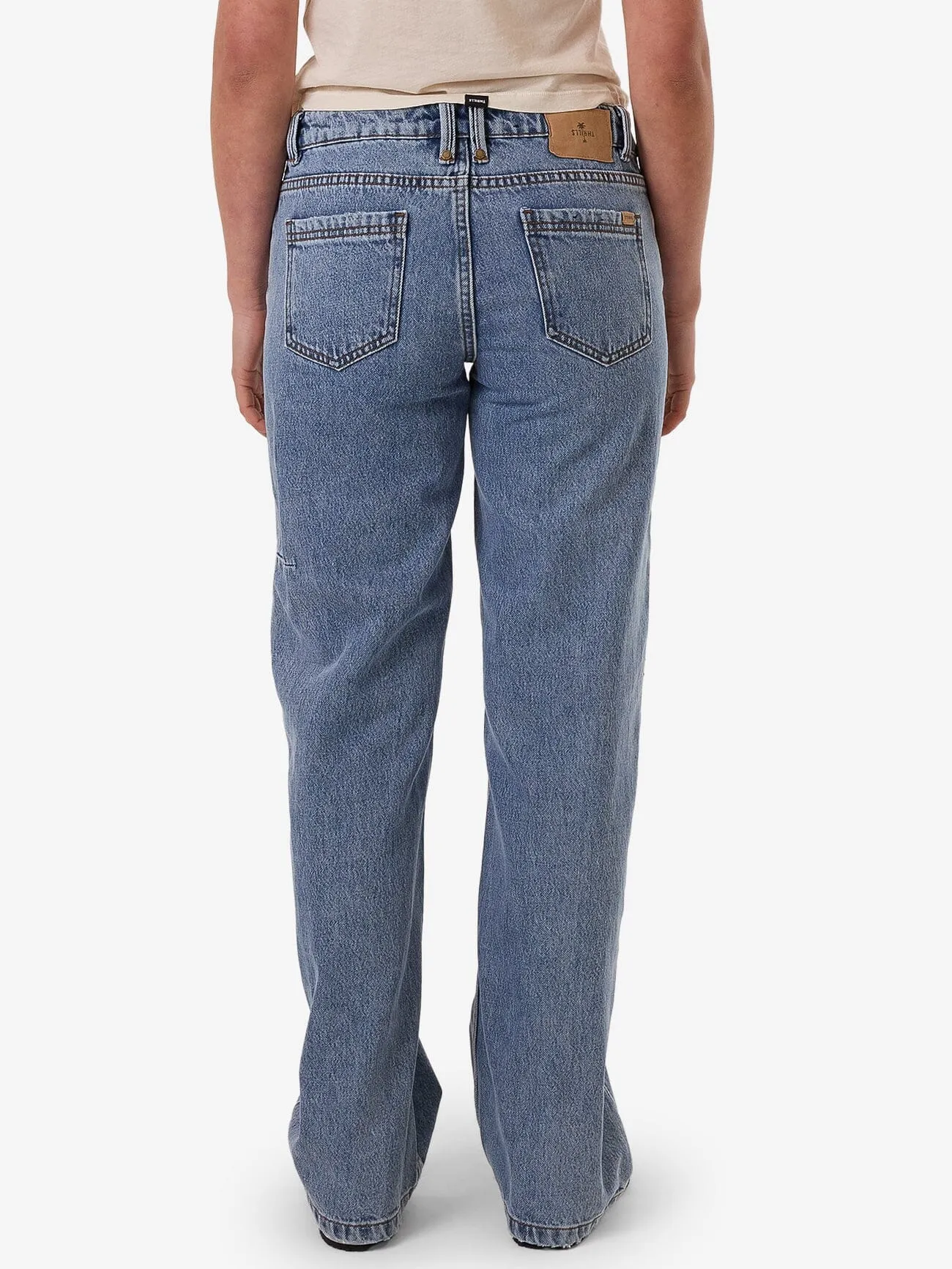 Saskia Low Rise Straight Jean - Vintage Stone Blue sold by Thrills product image thumbnail 3