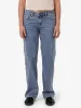 Saskia Low Rise Straight Jean - Vintage Stone Blue sold by Thrills