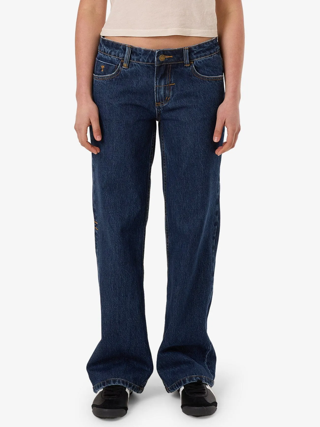 Saskia Low Rise Straight Jean - Rinsed Ink sold by Thrills product image thumbnail 2