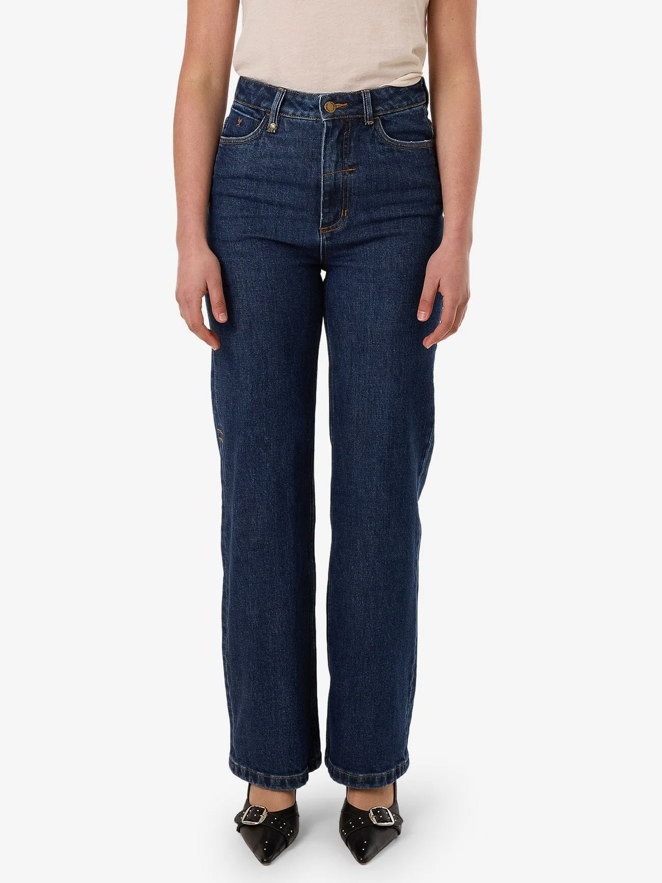 Cherry High Rise Stretch Jean - Rinsed Ink sold by Thrills product image thumbnail 2