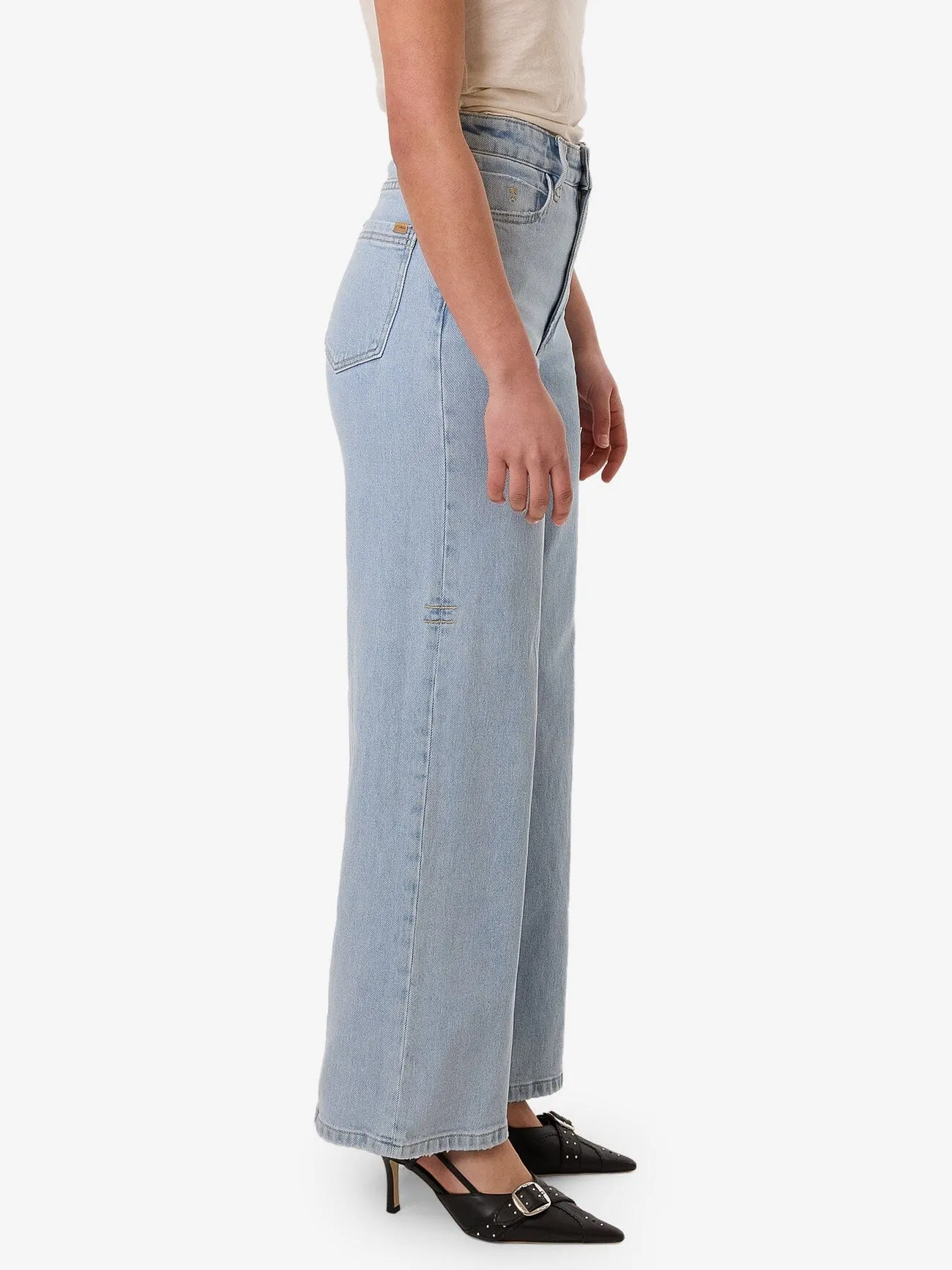 Holly High Rise Stretch Wide Jean - Ageless Blue sold by Thrills product image thumbnail 4