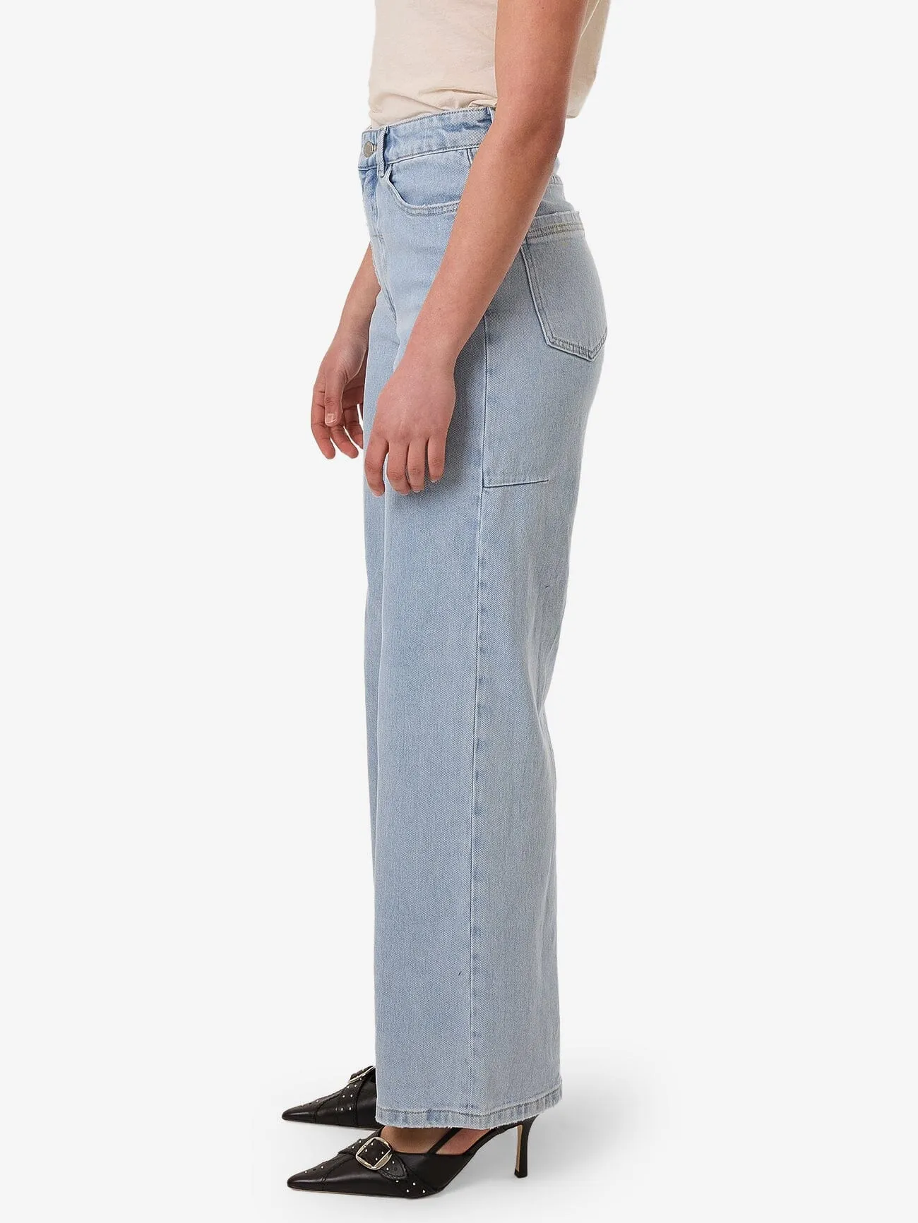 Holly High Rise Stretch Wide Jean - Ageless Blue sold by Thrills product image thumbnail 5