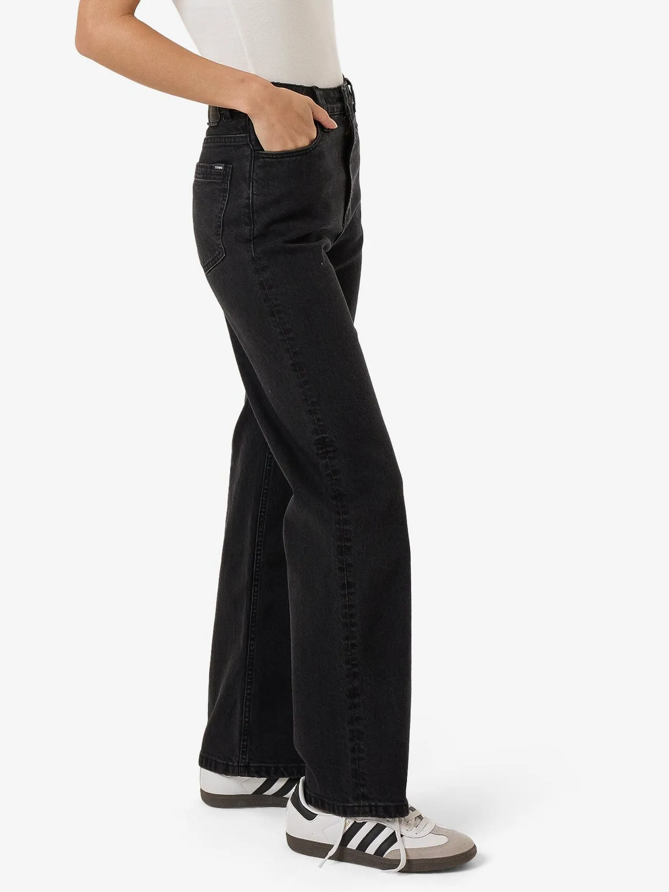 Cherry High Rise Stretch Jean - Aged Black sold by Thrills product image thumbnail 4