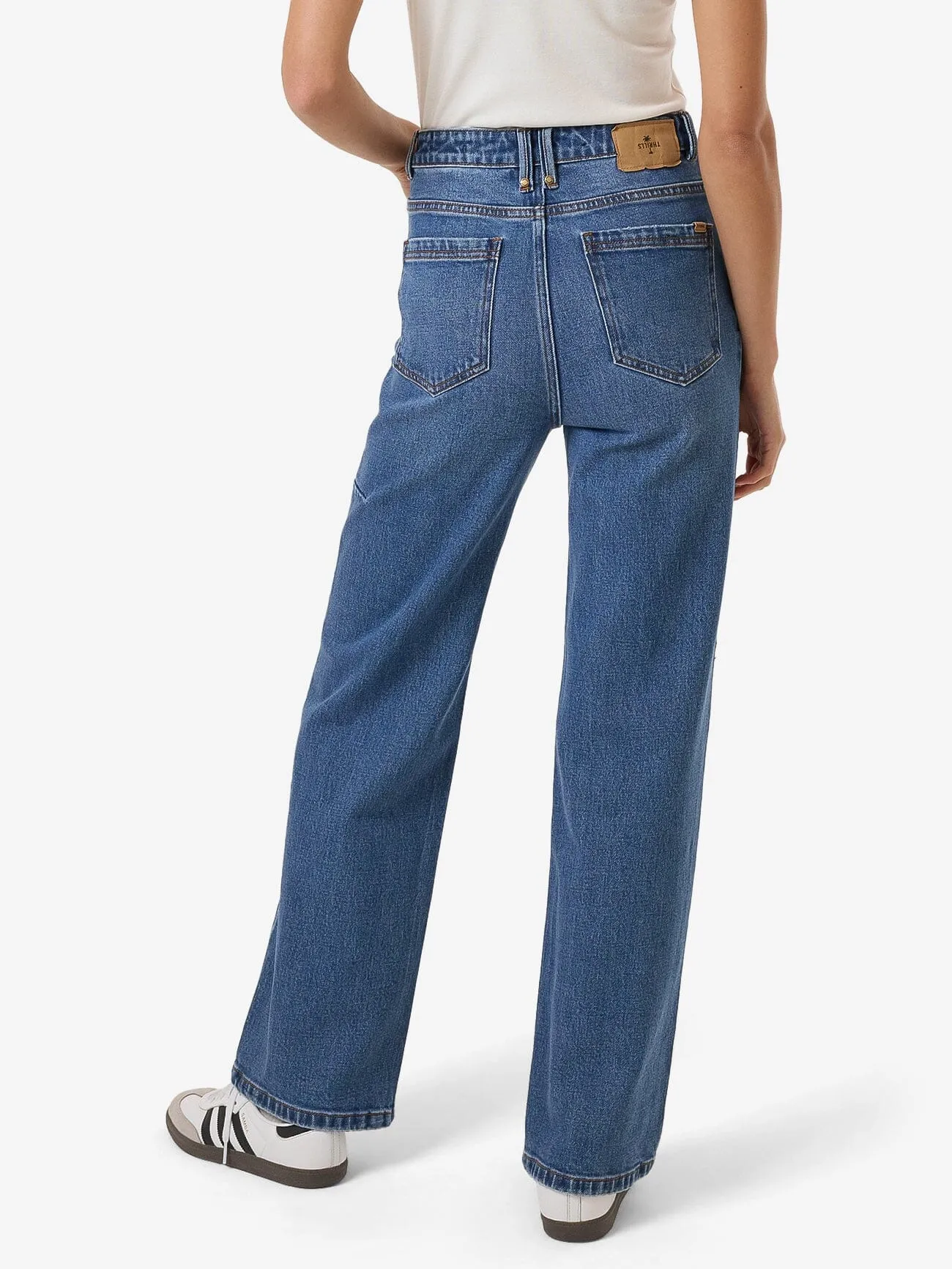 Cherry High Rise Stretch Jean - Double Rinsed Blues sold by Thrills product image thumbnail 3
