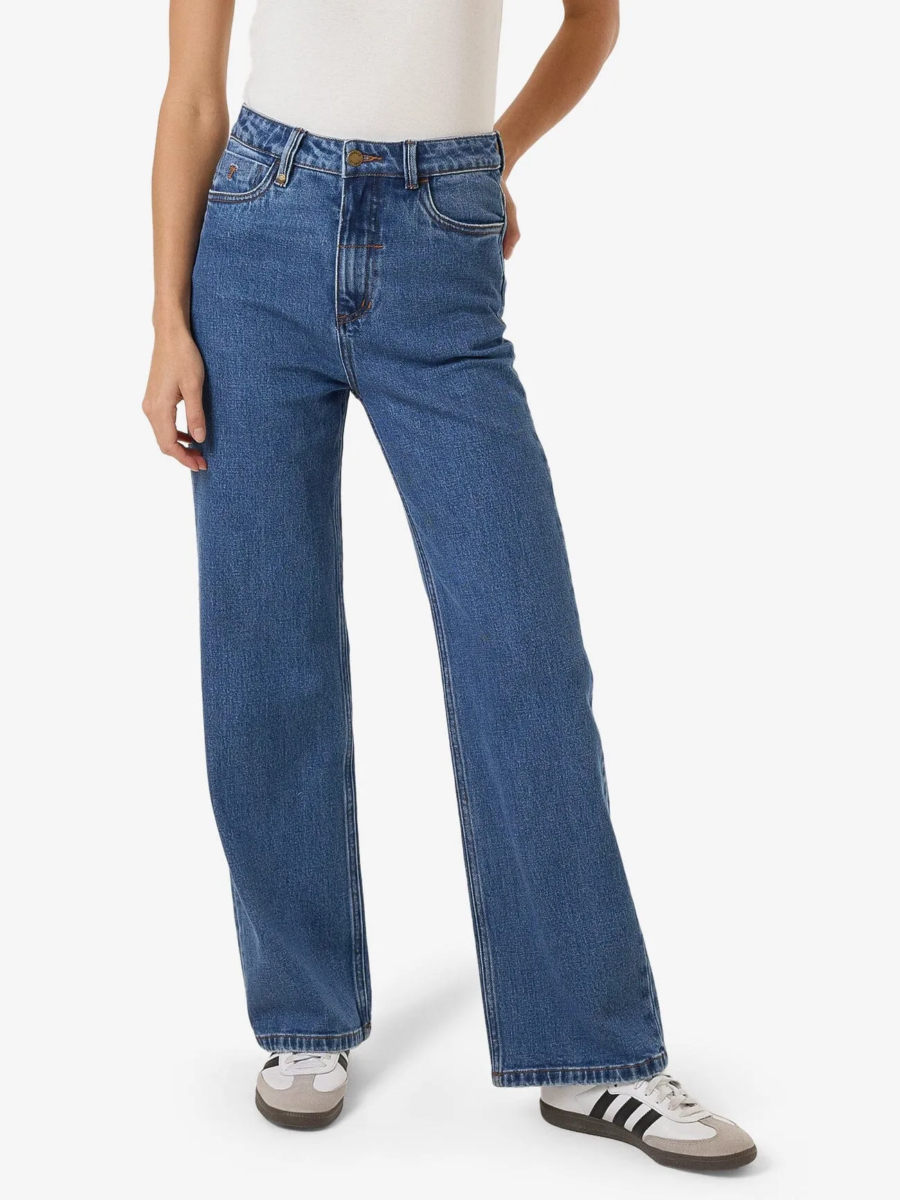 Cherry High Rise Stretch Jean - Double Rinsed Blues sold by Thrills product image thumbnail 2