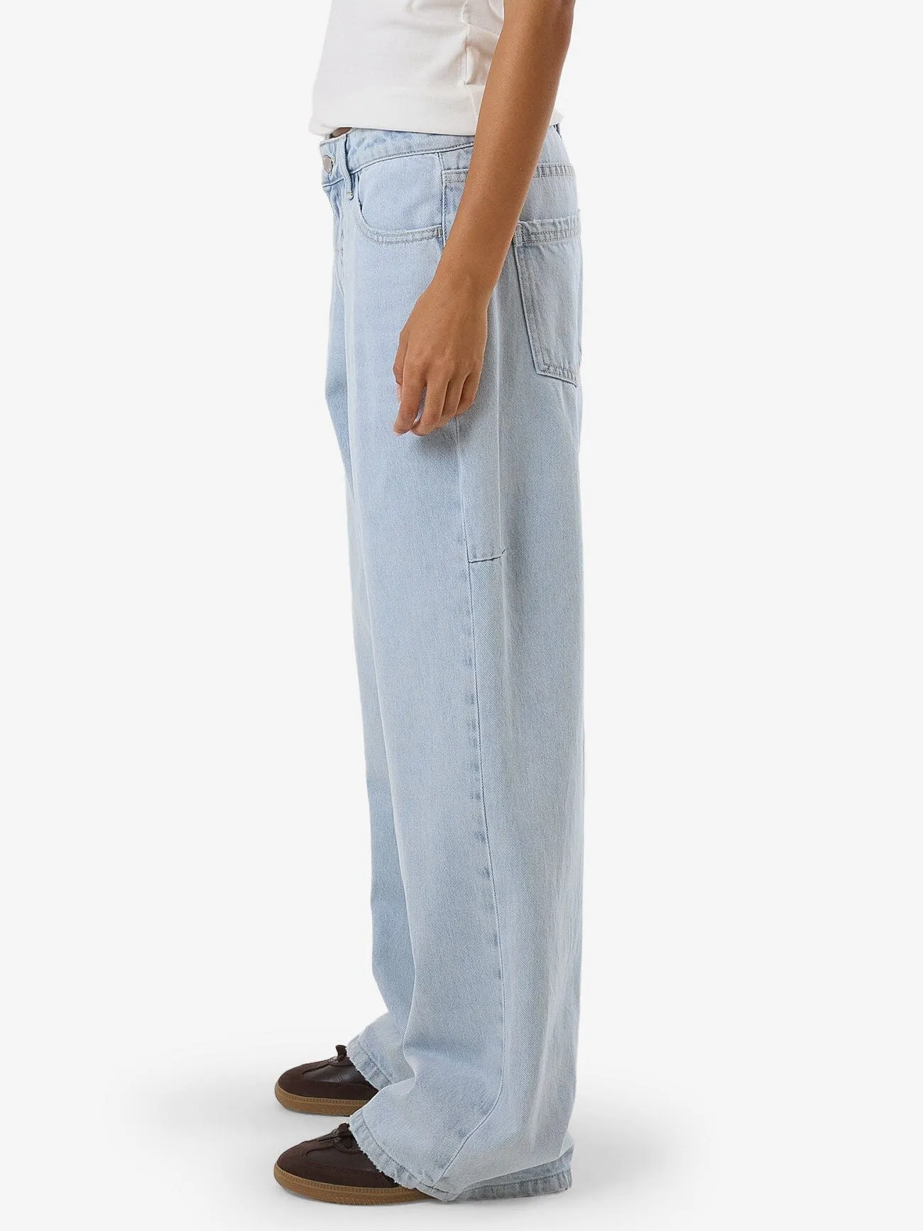 Billie Low Rise Baggy Jean - Light Ash Blue sold by Thrills product image thumbnail 3