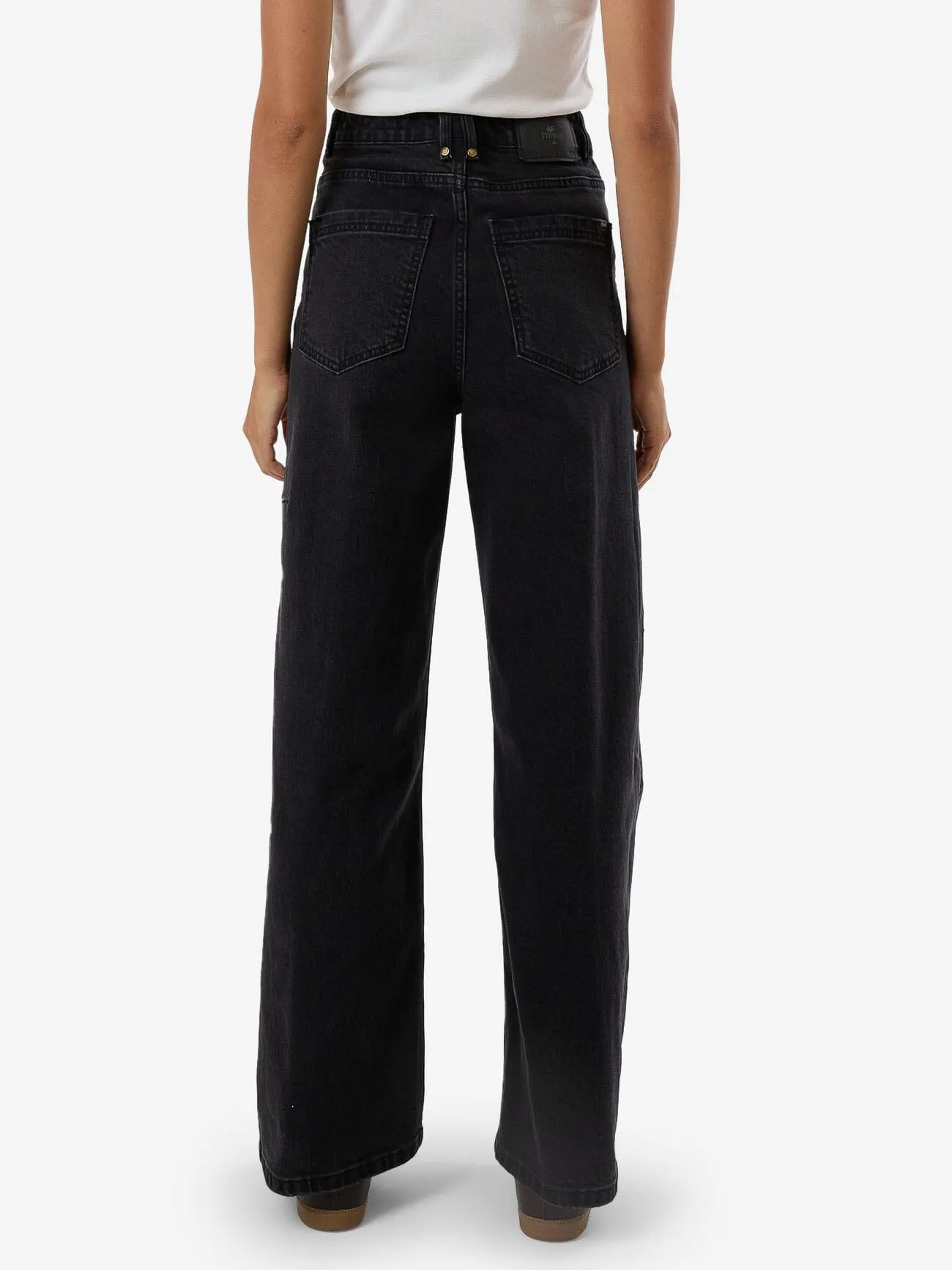 Holly High Rise Stretch Wide Jean - Aged Black sold by Thrills product image thumbnail 4