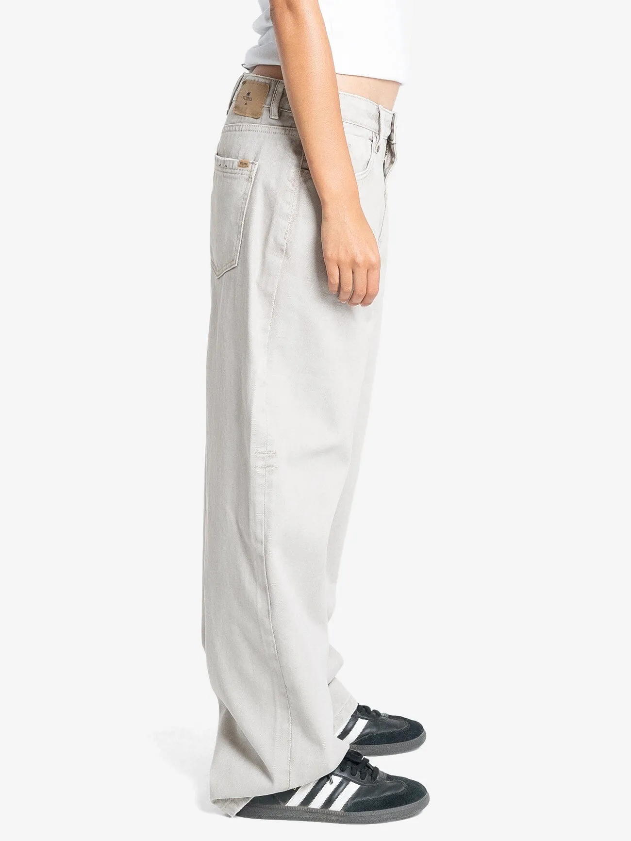 Tony Low Rise Big Baggy Jean - Oyster Grey sold by Thrills product image thumbnail 5