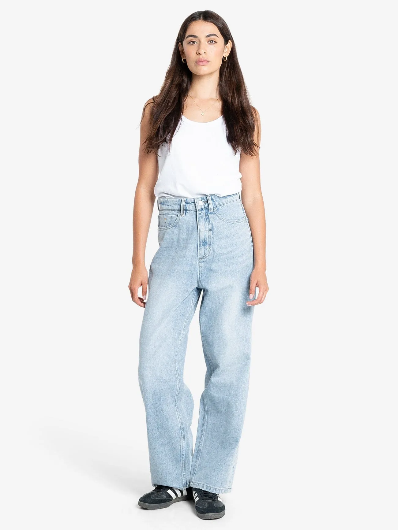 Billie High Rise Baggy Jean - Endless Blue sold by Thrills