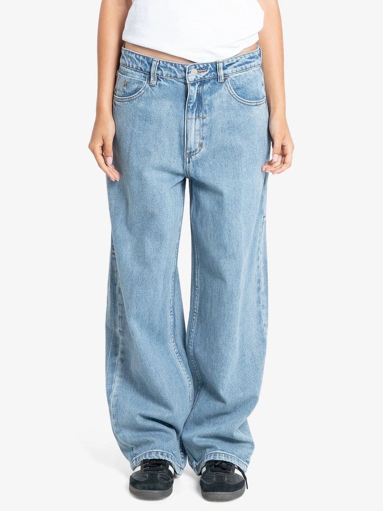 Tony Low Rise Big Baggy Jean - Vintage Timeworn Blue sold by Thrills product image thumbnail 2