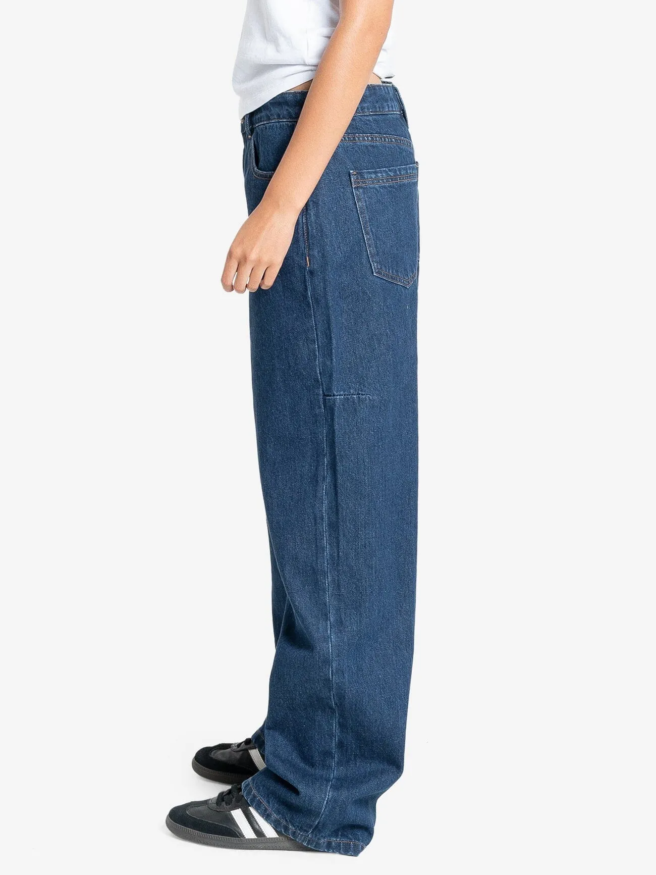Tony Low Rise Big Baggy Jean - Double Indigo Rinse sold by Thrills product image thumbnail 4