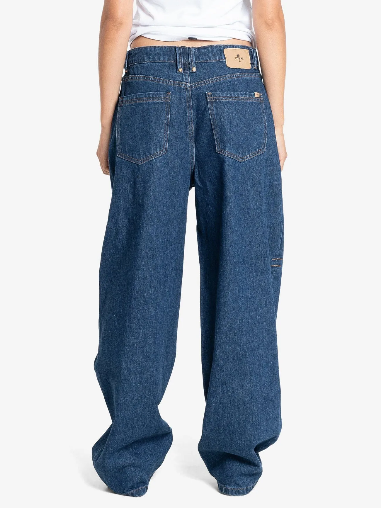 Tony Low Rise Big Baggy Jean - Double Indigo Rinse sold by Thrills product image thumbnail 3