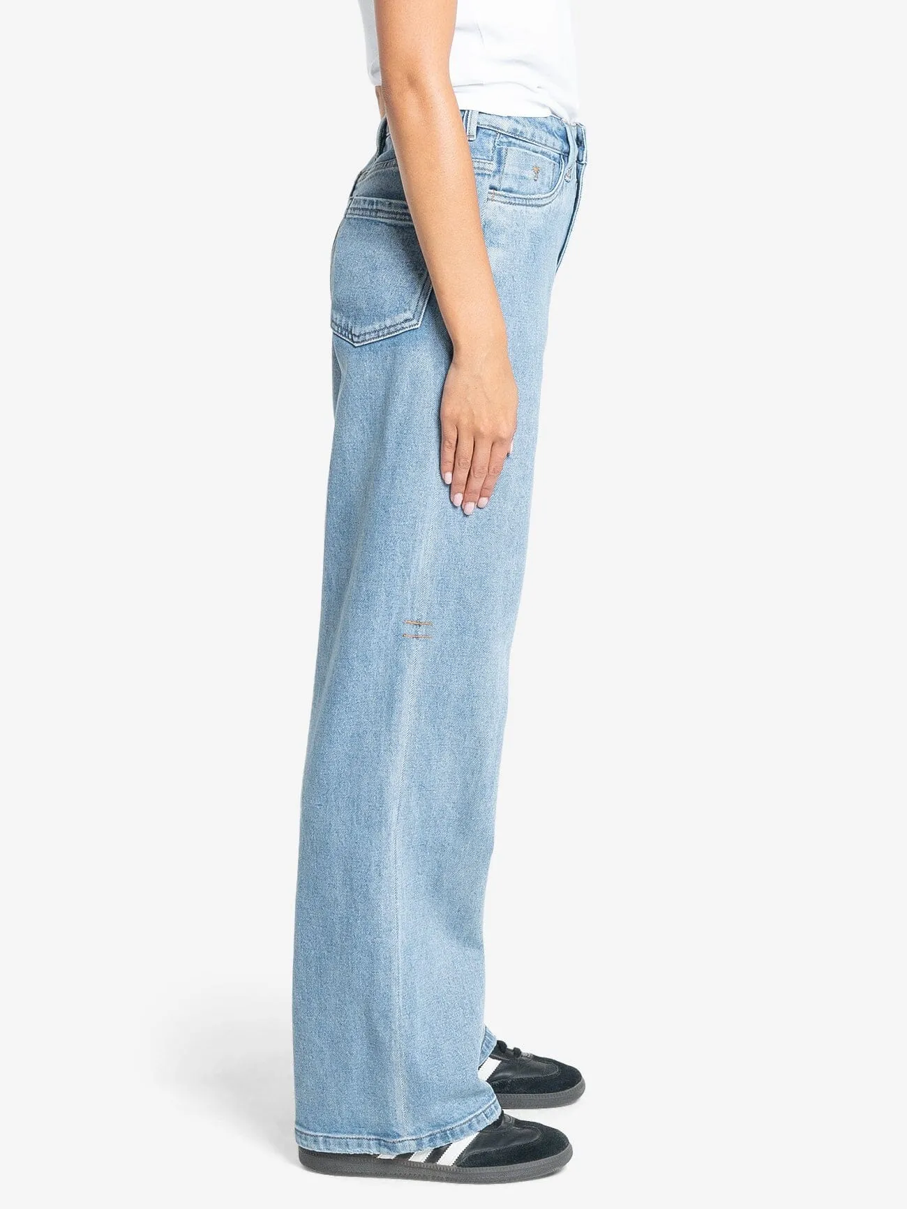 Cherry High Rise Stretch Jean - Vintage Timeworn Blue sold by Thrills product image thumbnail 5