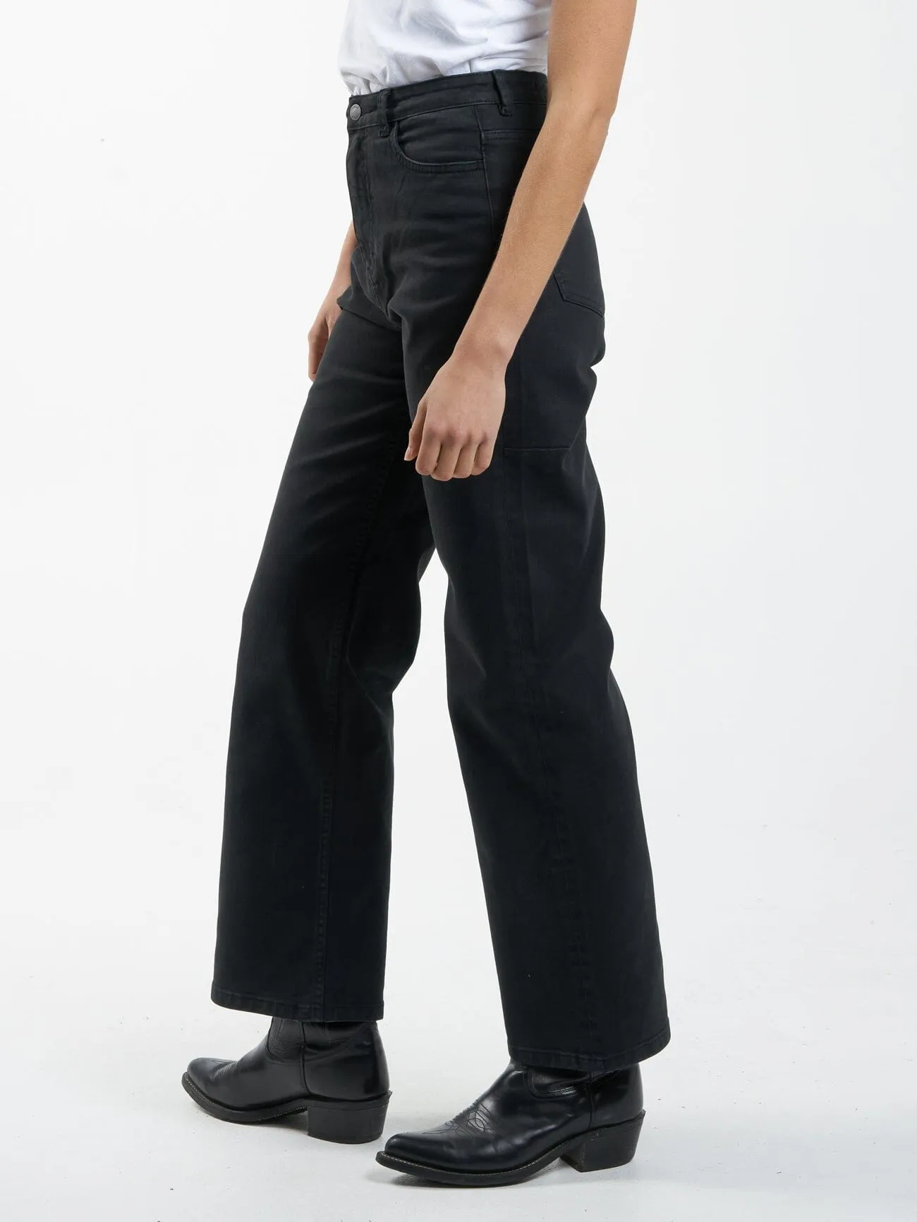 Cherry High Rise Stretch Jean - Dusk Black sold by Thrills product image thumbnail 5